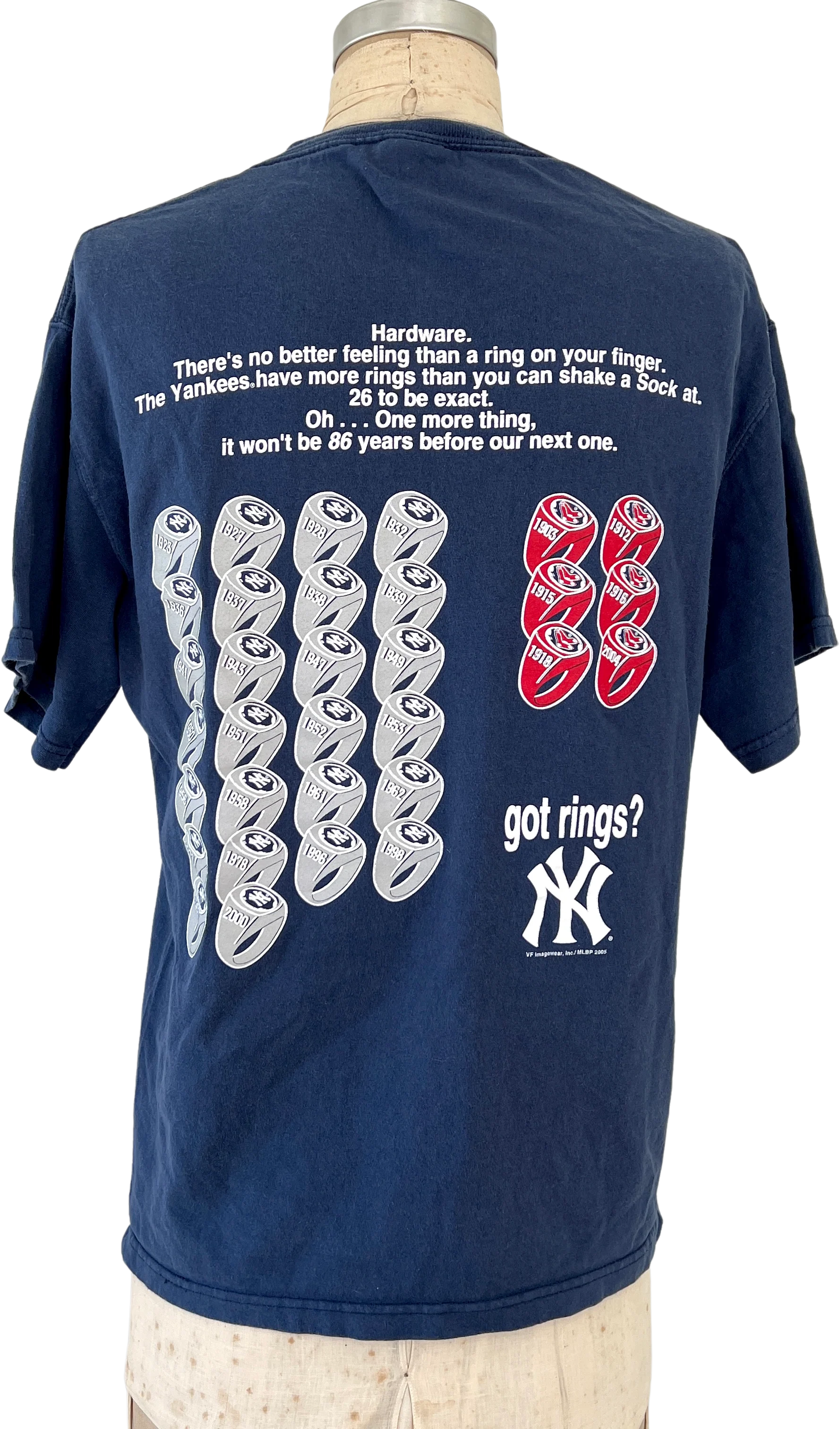 00s Yankees Vs Red Sox Got Rings?" Tee By Lee - Image 2