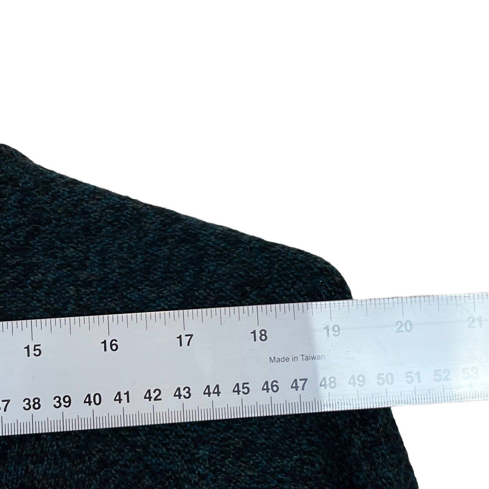 100% Lambswool Green Sweater 60s V-Neck Men's Sz L Xl by Gayfoz of Auchtermuchty - Image 7