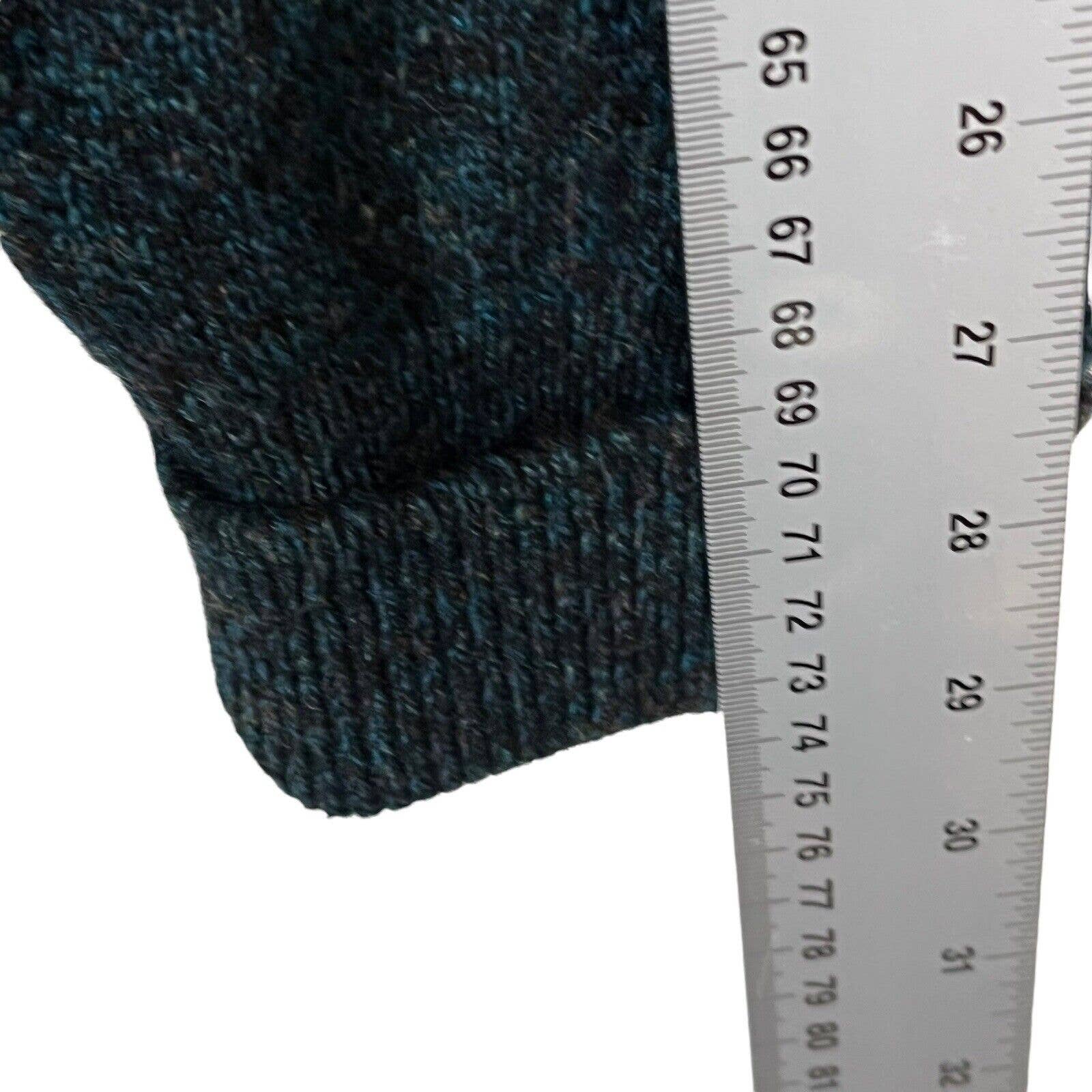 100% Lambswool Green Sweater 60s V-Neck Men's Sz L Xl by Gayfoz of Auchtermuchty - Image 8