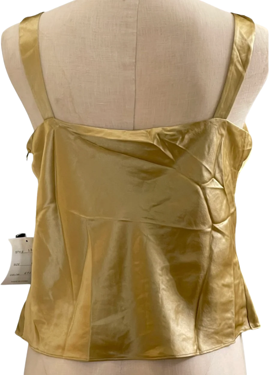 100% Silk Brand New Tank Top By Barrie Pace - Image 2