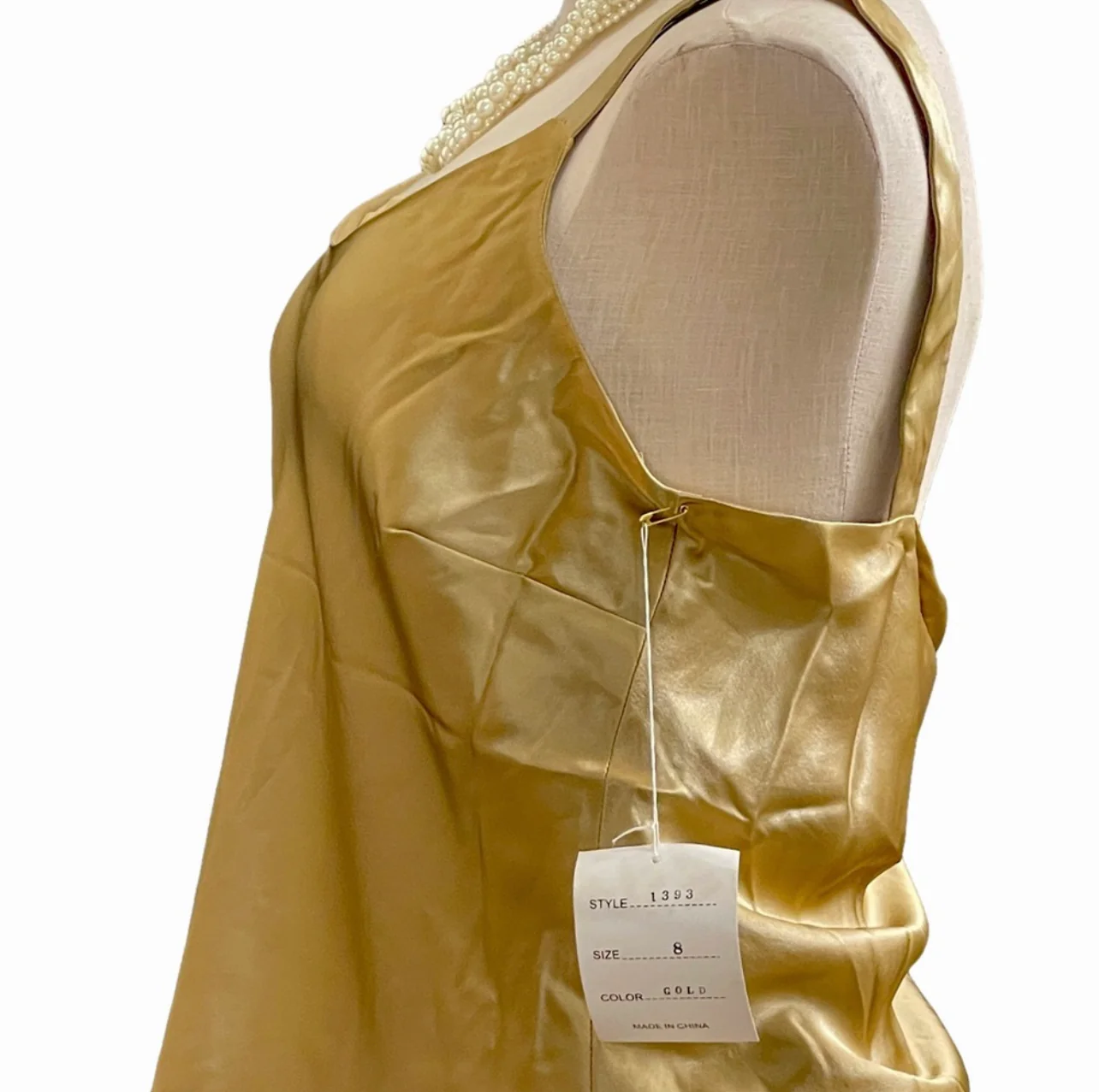 100% Silk Brand New Tank Top By Barrie Pace - Image 3