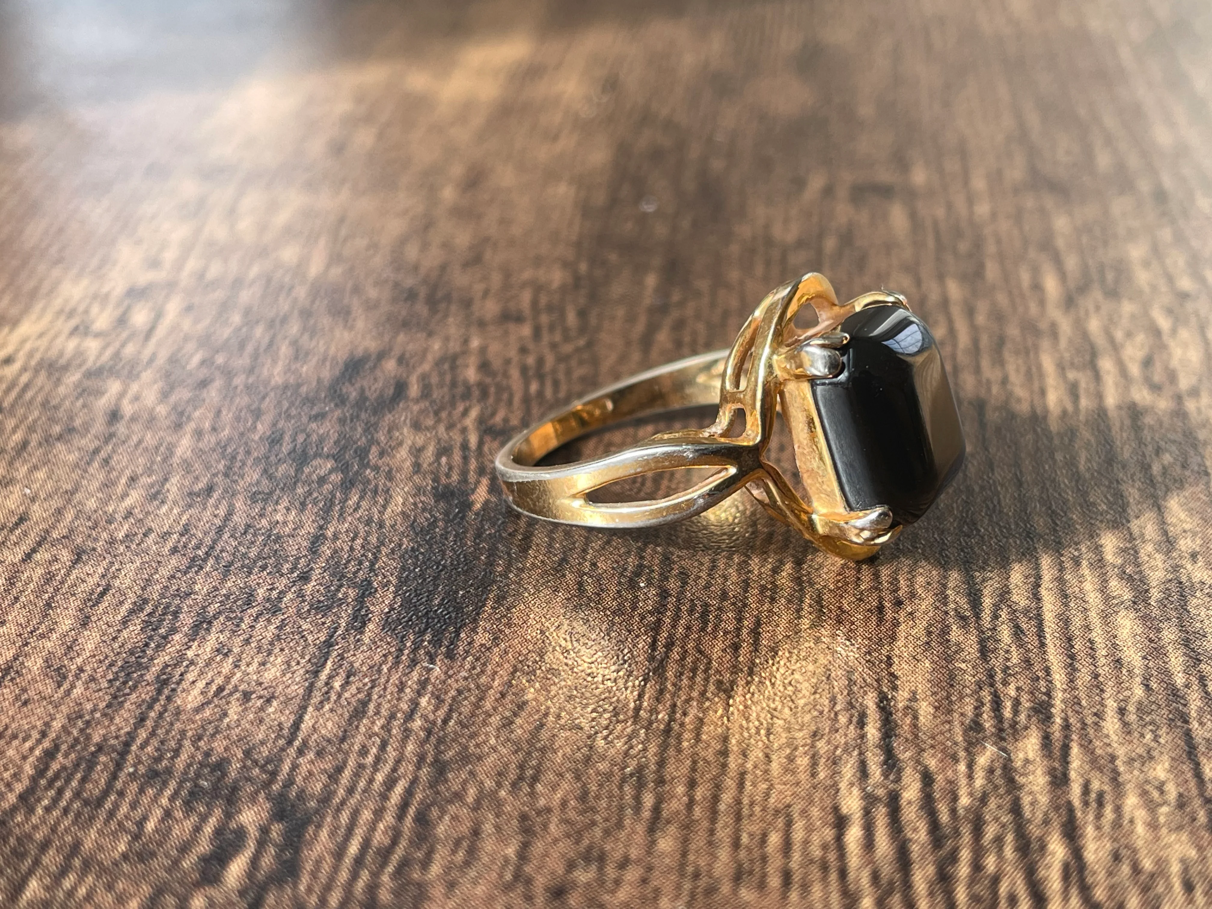 10s/Edwardian Black Onyx Ring By Keer & Kingsland - Image 8