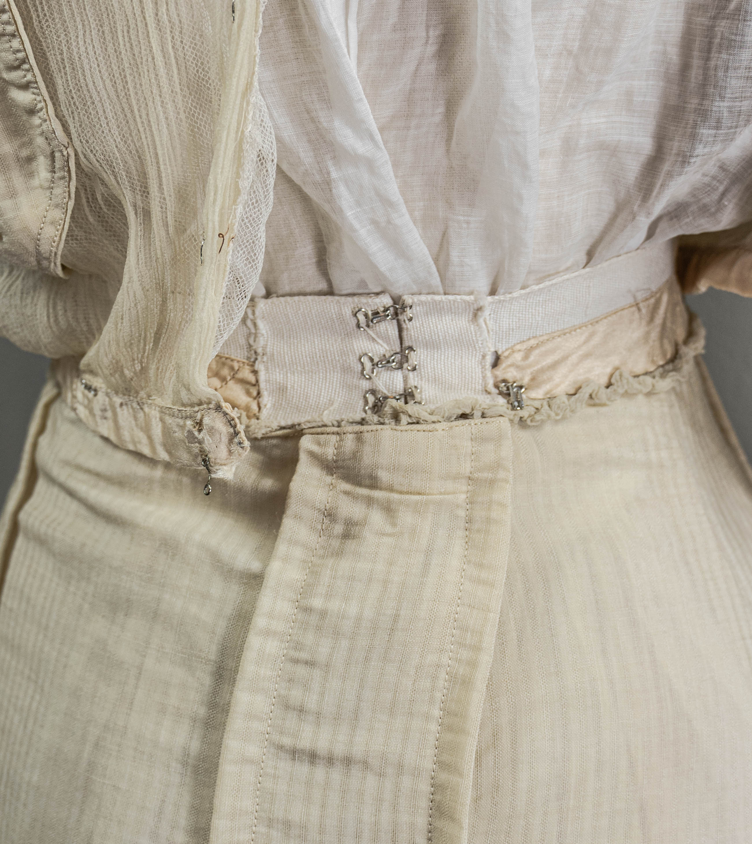 10s/Edwardian Cream Wool Walking Suite Embroidery Beading - Image 9