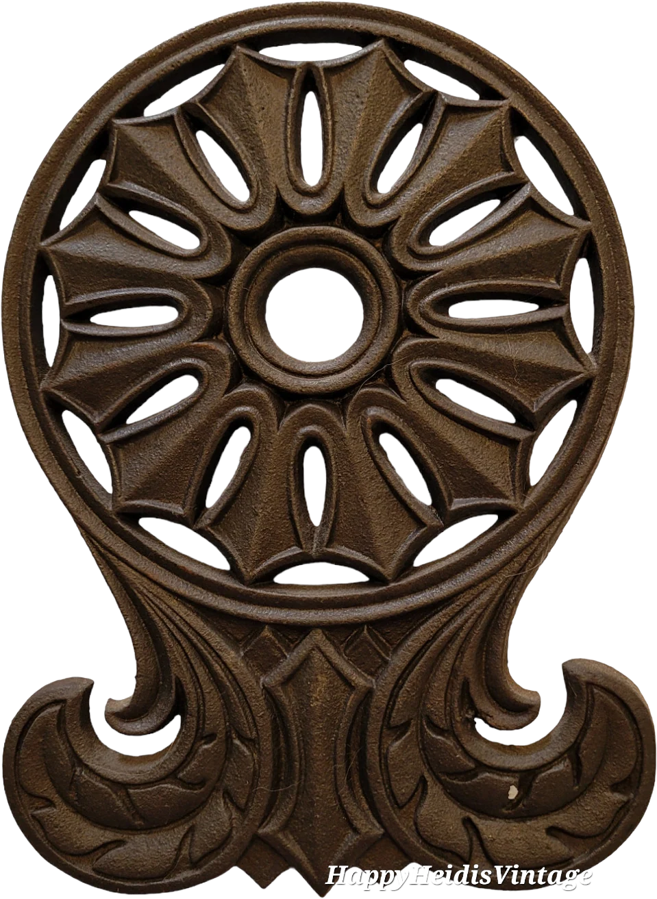 10s Raised Iron Trivet Kitchen Wall Decor By Hopewell