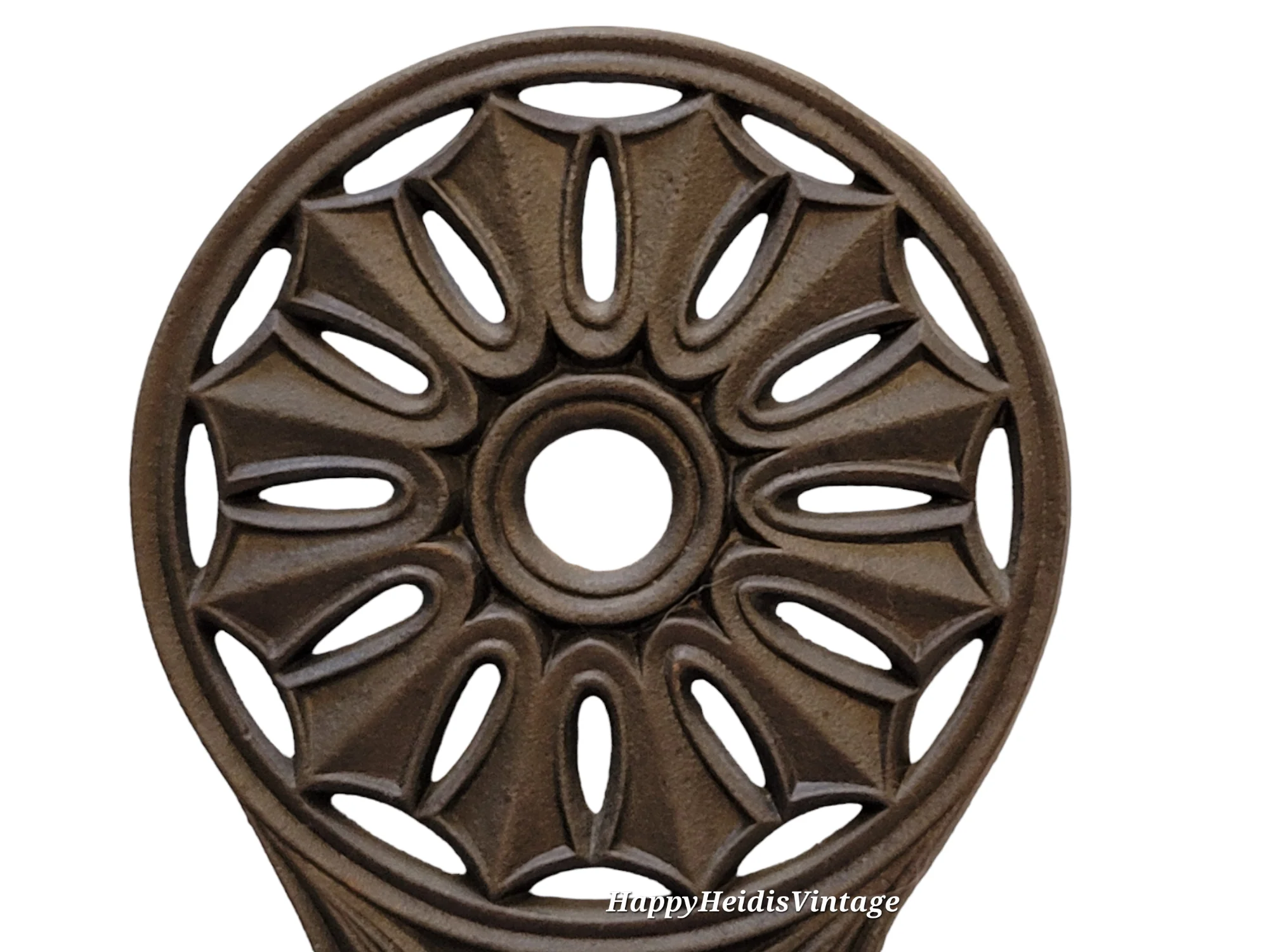 10s Raised Iron Trivet Kitchen Wall Decor By Hopewell - Image 6