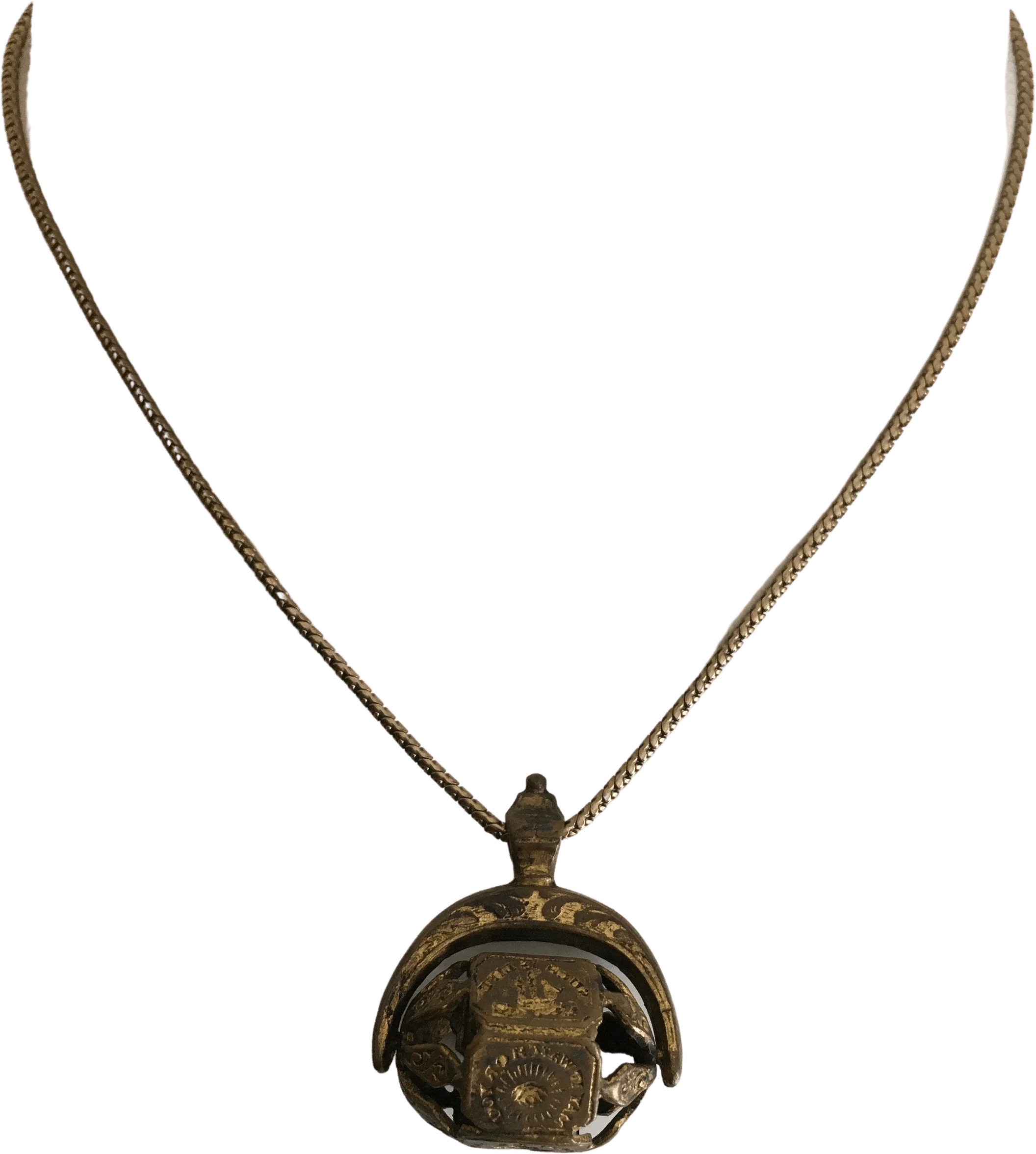 1800's Victorian Spinner Watch Fob Intaglio Spinning Seal Pendant