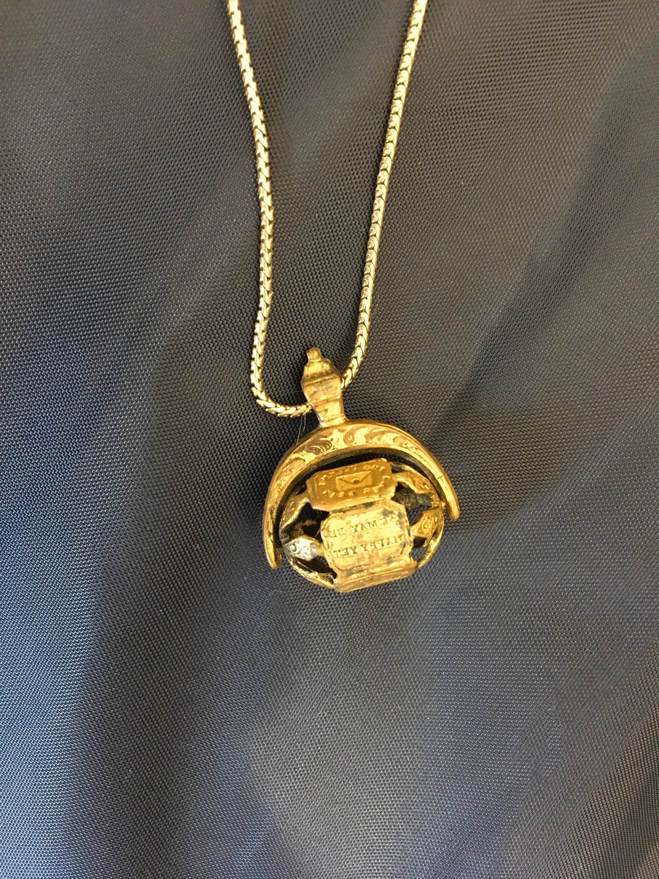 1800's Victorian Spinner Watch Fob Intaglio Spinning Seal Pendant - Image 3