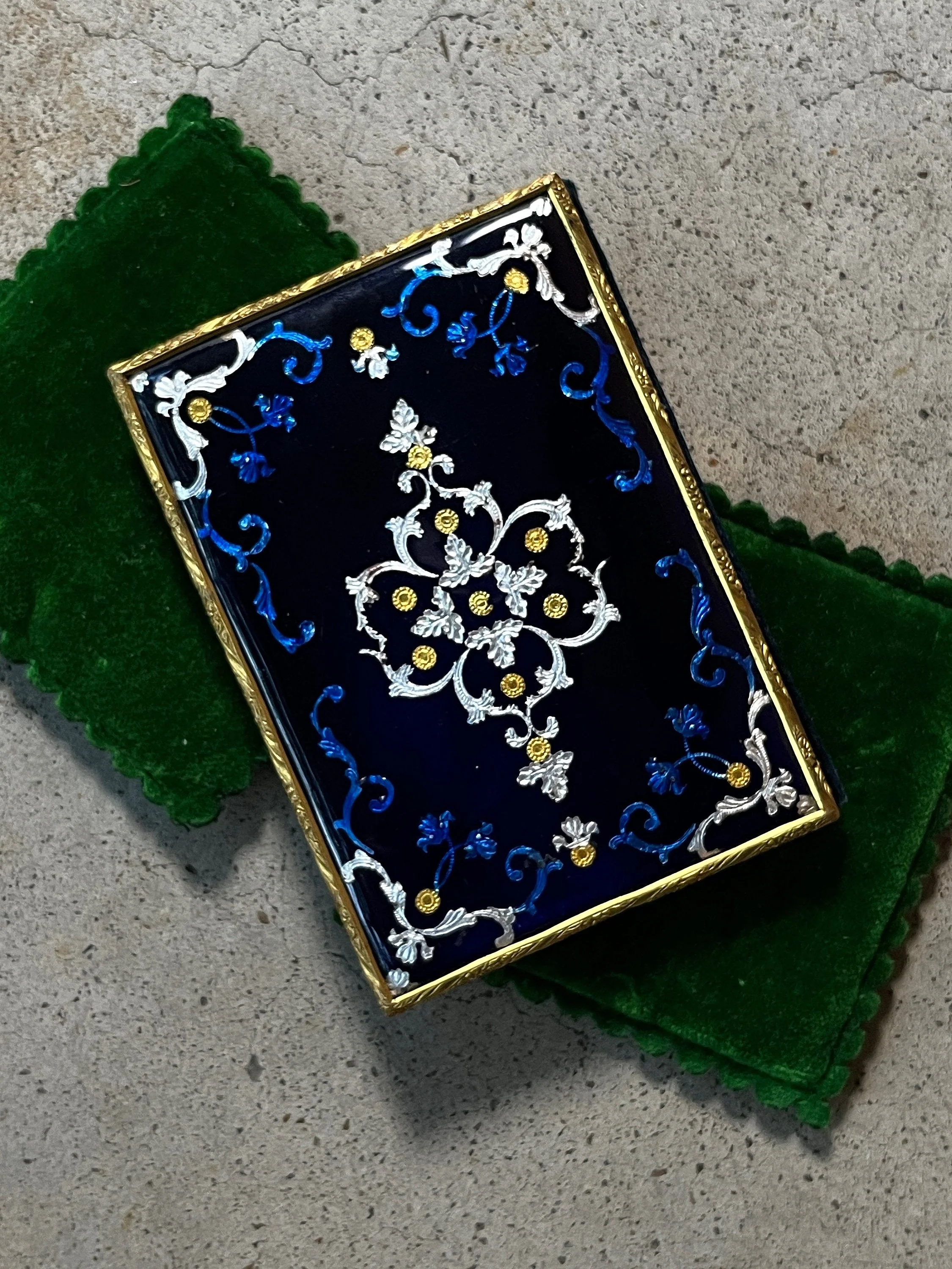 1849 Enamel Aide-Memoire Notebook Victorian Victorian Antique Grand Tour Gift - Image 2