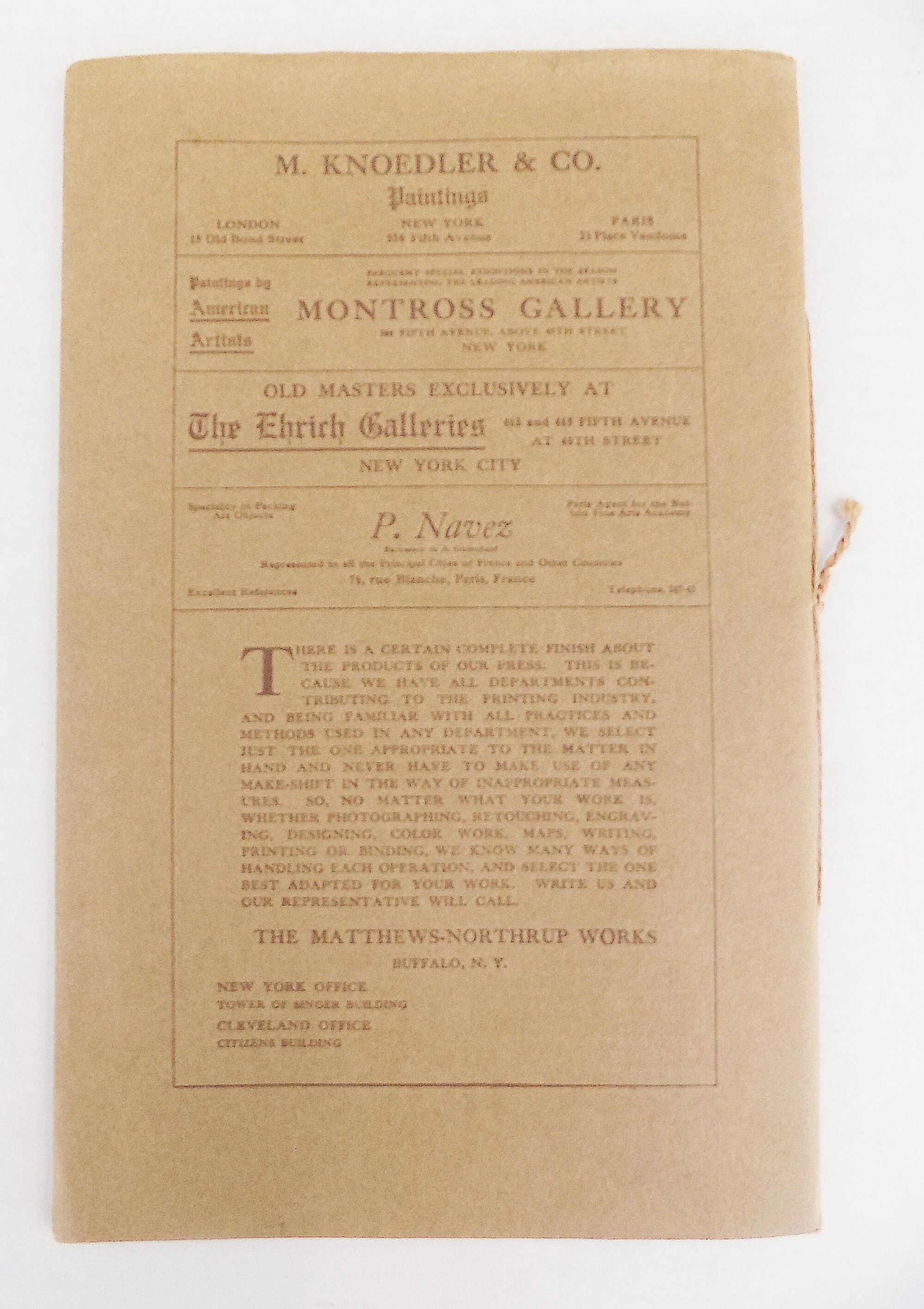 1912 Oct. Edition of "academy Notes" From The Buffalo Fine Arts Academy ( Later The Albright Knox Art Gallery) Buffalo New York Original - Image 4