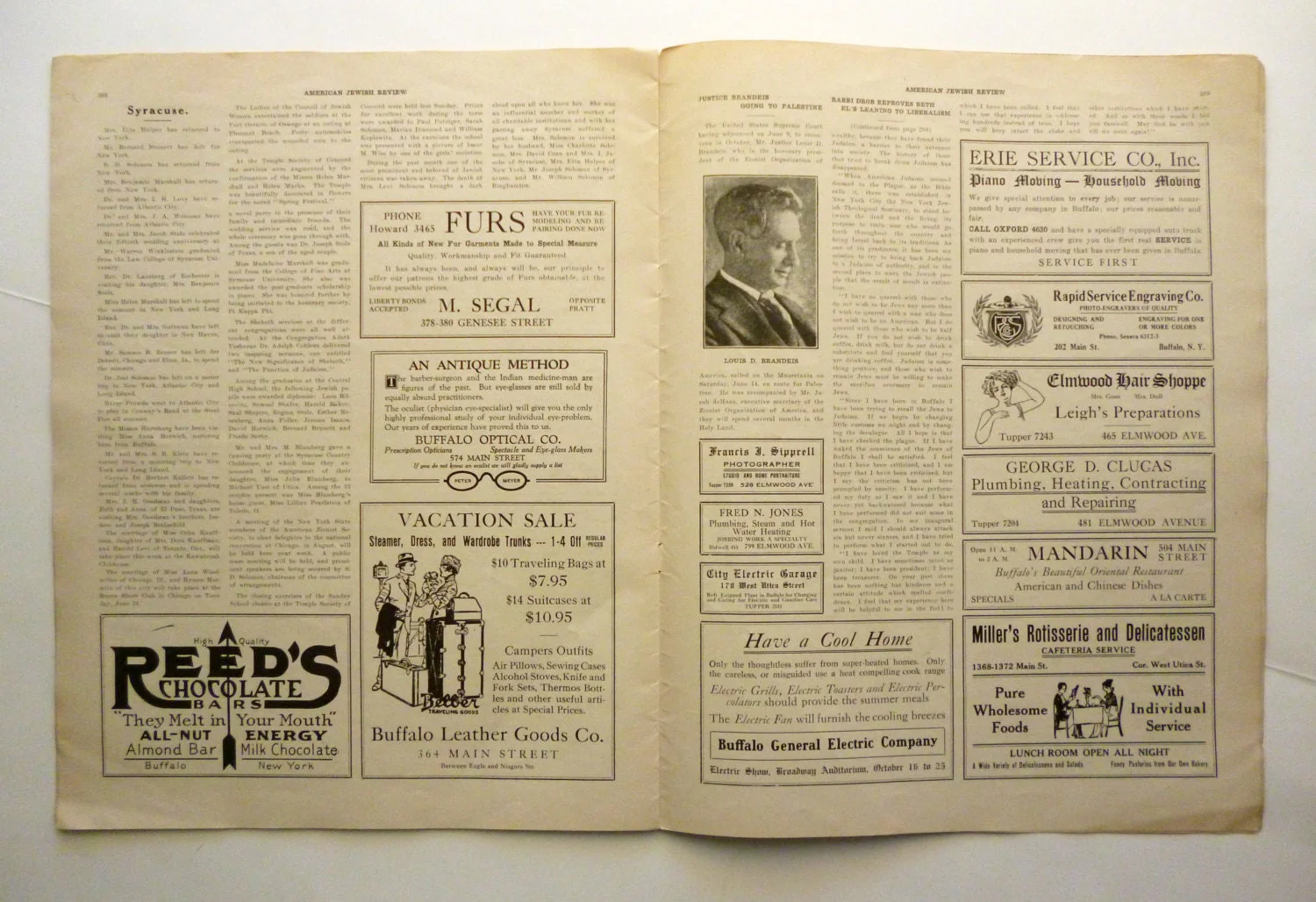 1919 4th of July Issue American Jewish Review Magazine Buffalo-syracuse-rochester-Niagara Falls - Image 4