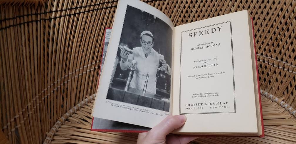 1928 Speedy Based Upon Harold Lloyd's Comedy Grosset and Dunlap Publishing by Russell Holman - Image 6