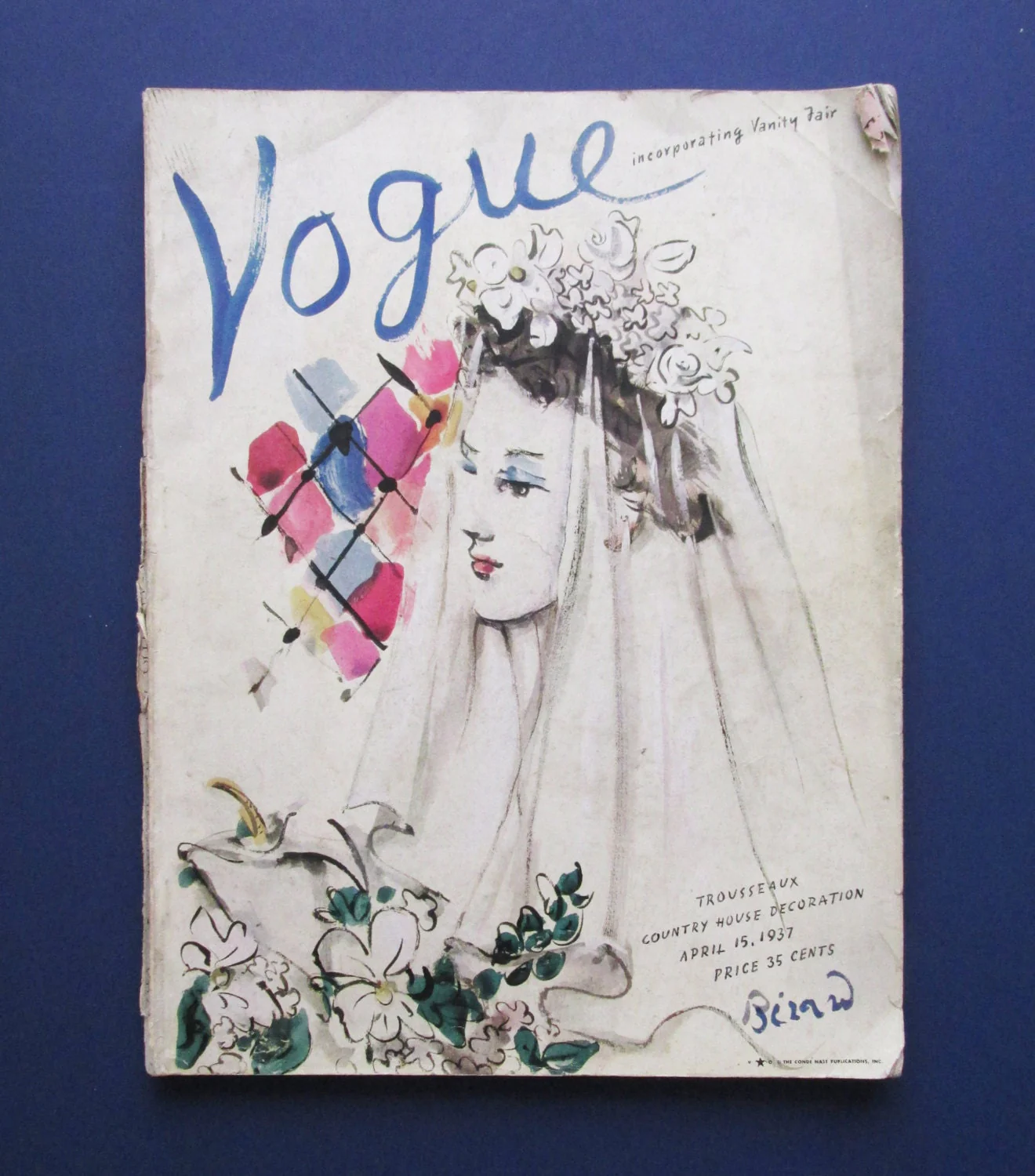 1937 Vintage Vogue Magazine Vanity Fair Horst Cecil Beaton Fashion Design Photography - Image 2