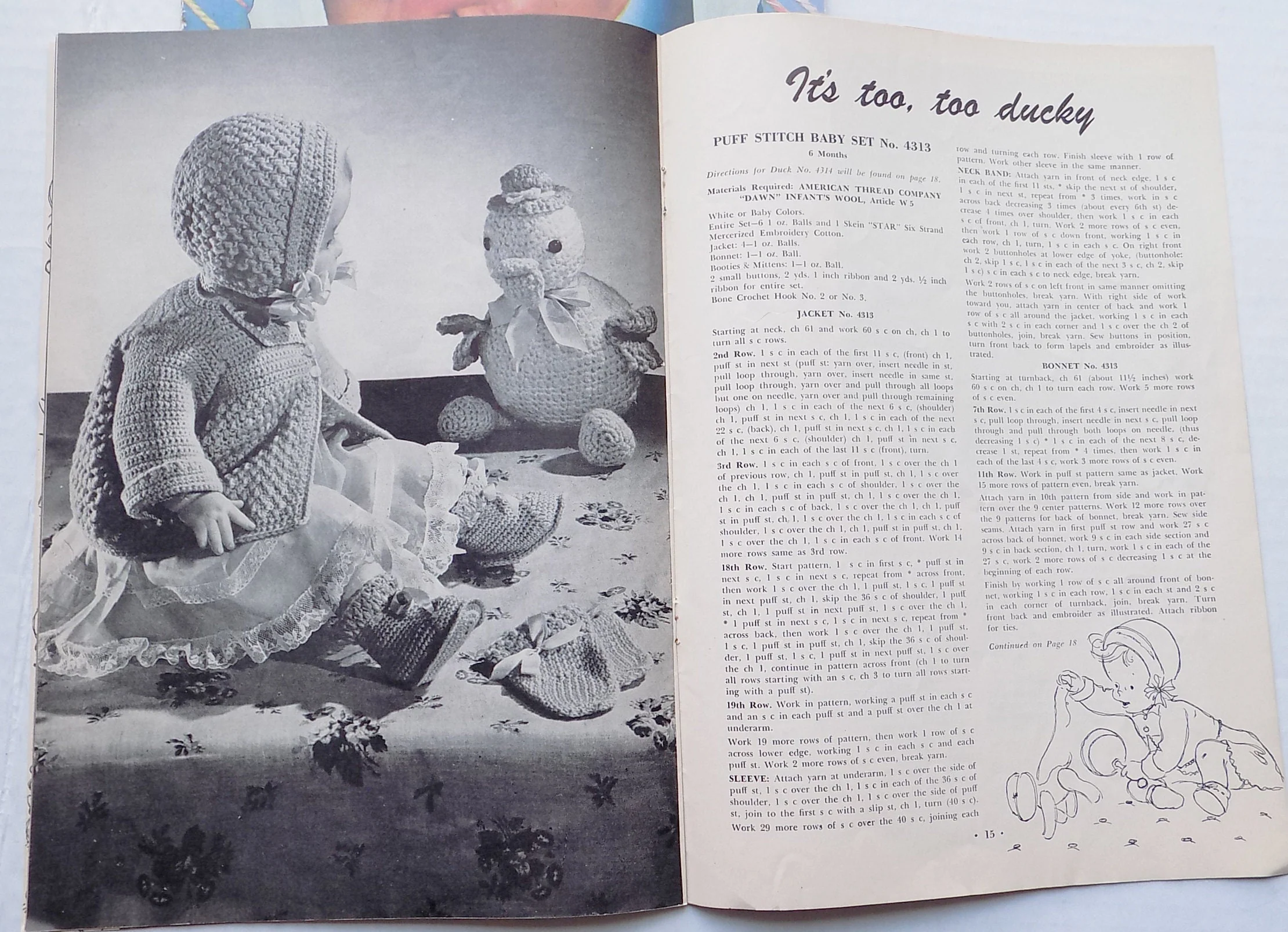 1945 1950 Baby Hand Knitting Pattern Books Four Books As One Set 122 Pages Total Minor Wear Infants To Four Years Old Soft Cover - Image 8