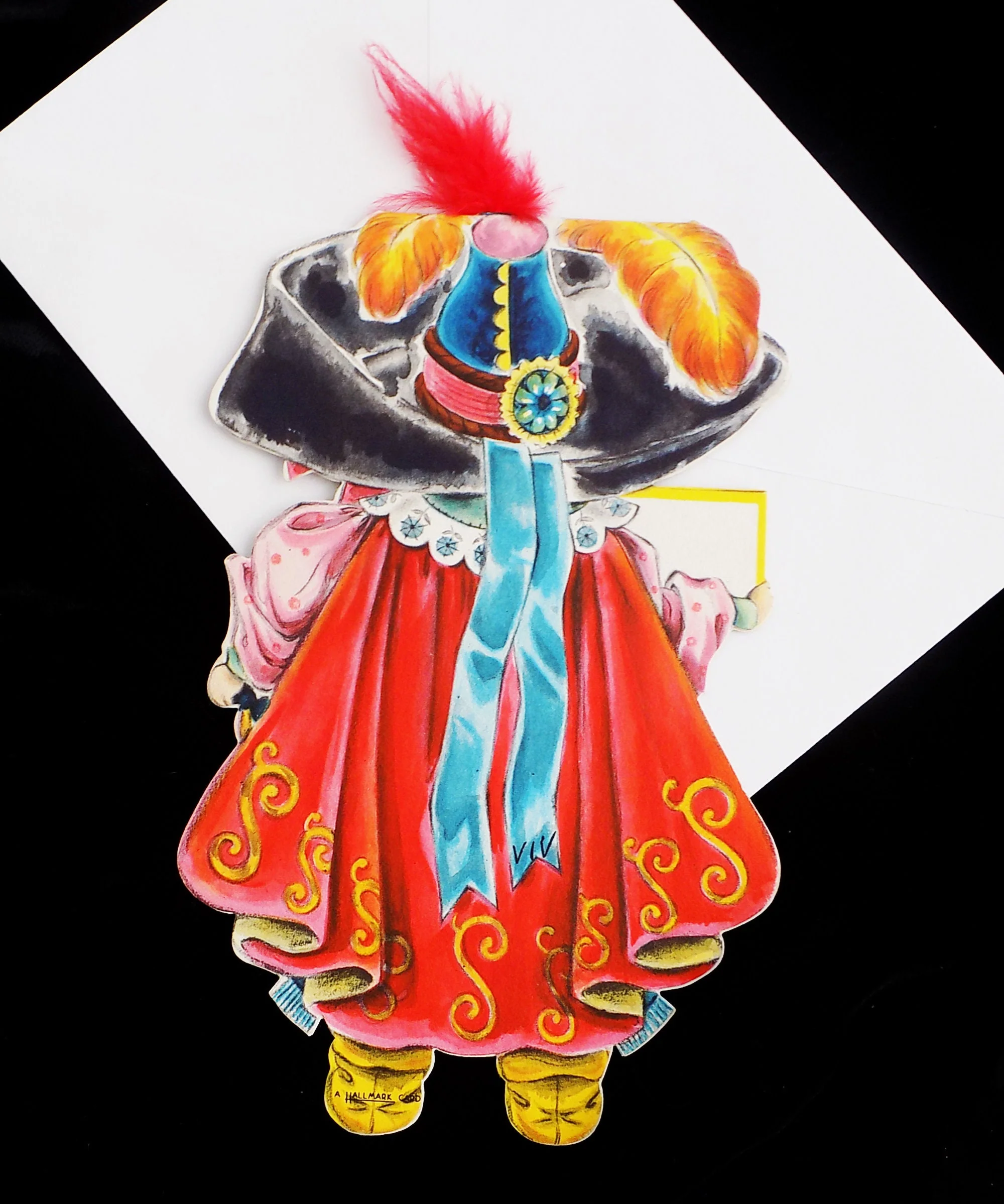 1947 "land of Make Believe" Card Paper Doll # 12 Bobby Shaftoe Collectible Cards Pirate Sailor Signed Used by Hallmark - Image 2