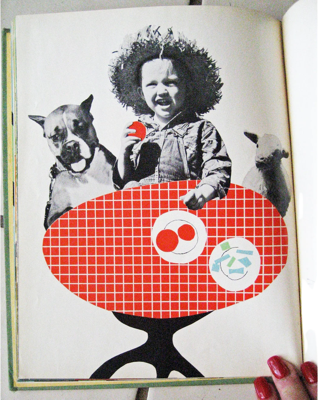 1954 Peter and The Twin Giants of Umptyville Children's Book Hardcover First Edition Photography Collage Carol Brown