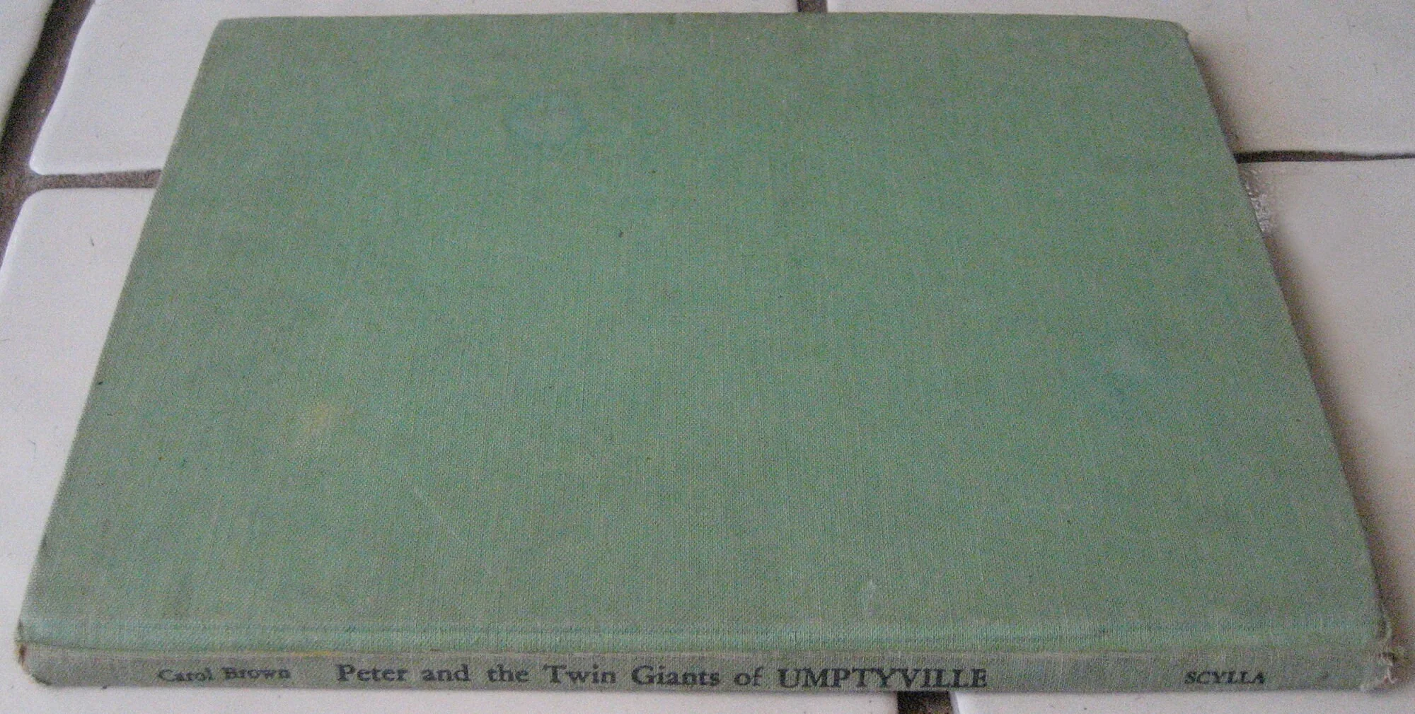 1954 Peter and The Twin Giants of Umptyville Children's Book Hardcover First Edition Photography Collage Carol Brown - Image 4