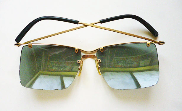 1958 Coolray 44 Polaroid Sunglasses Rare Eyewear Atomic Mcm Hollywood - Image 3