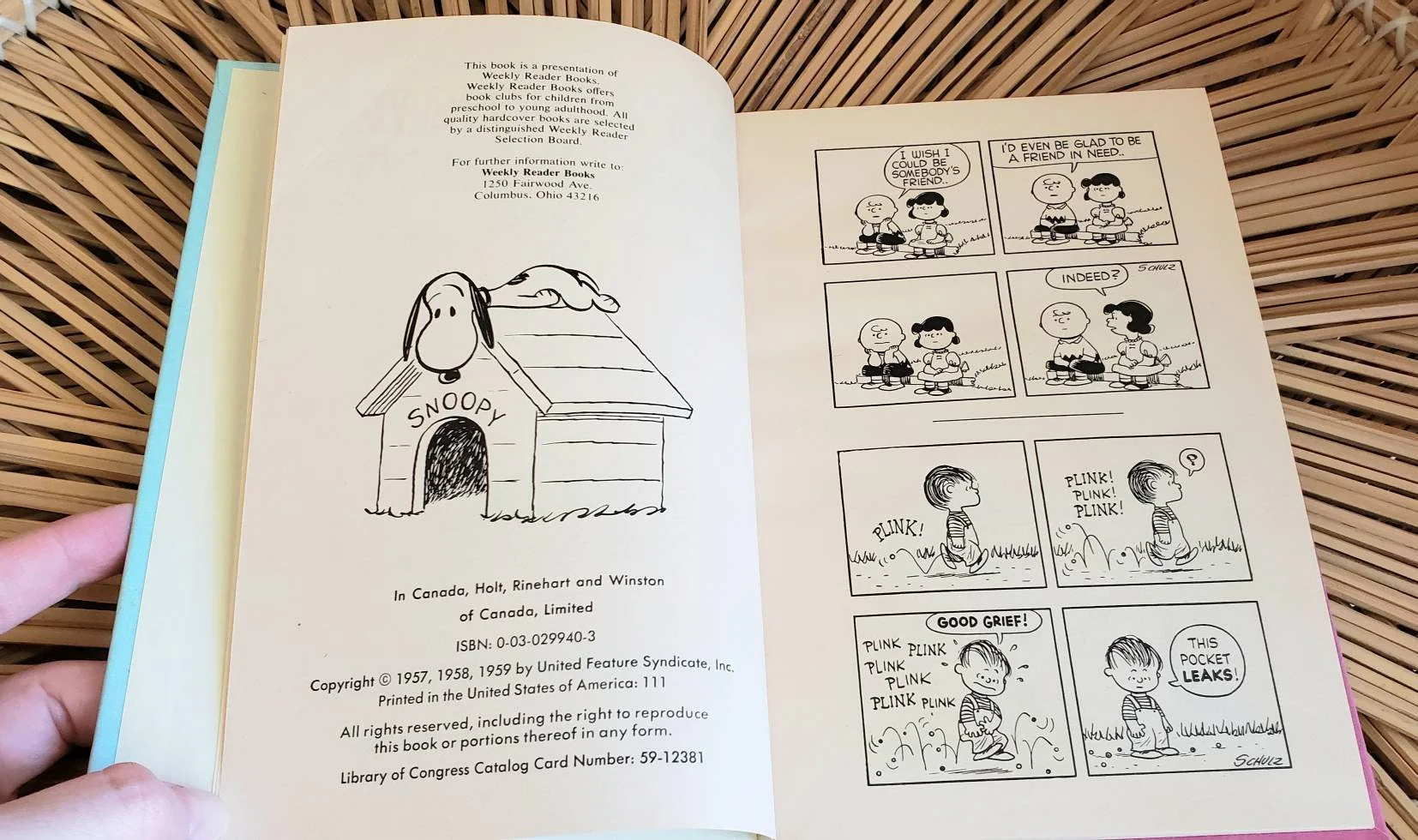 1959 But We Love You Charlie Brown and 1969 You've Had It Charlie Brown a Peanuts Book  Weekly Reader Books, Set of 2 by Charles M Schulz - Image 4