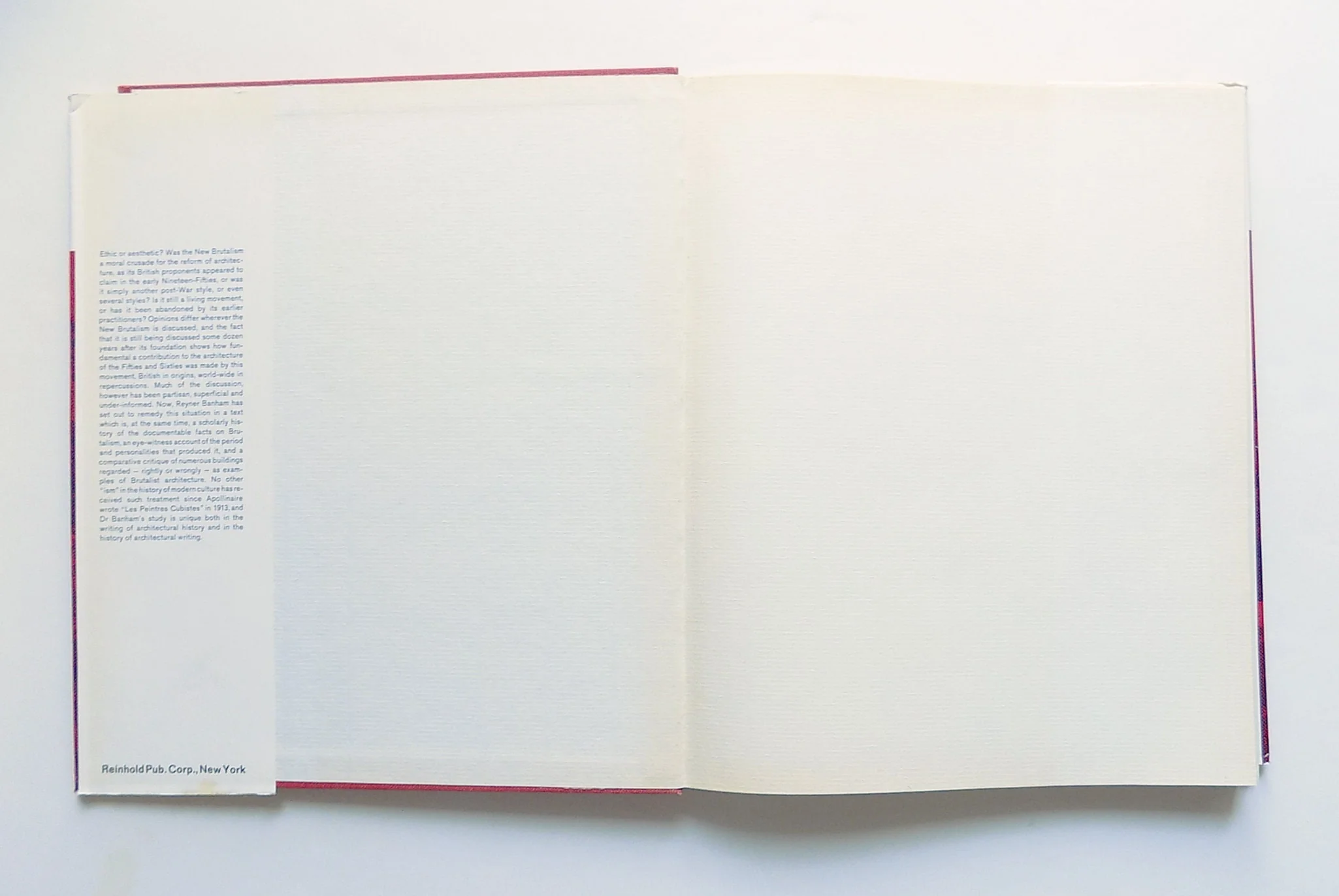 1966 First Edition The New Brutalism by Reyner Banham Hard Cover with Dust Jacket by Reyner Banham - Image 3