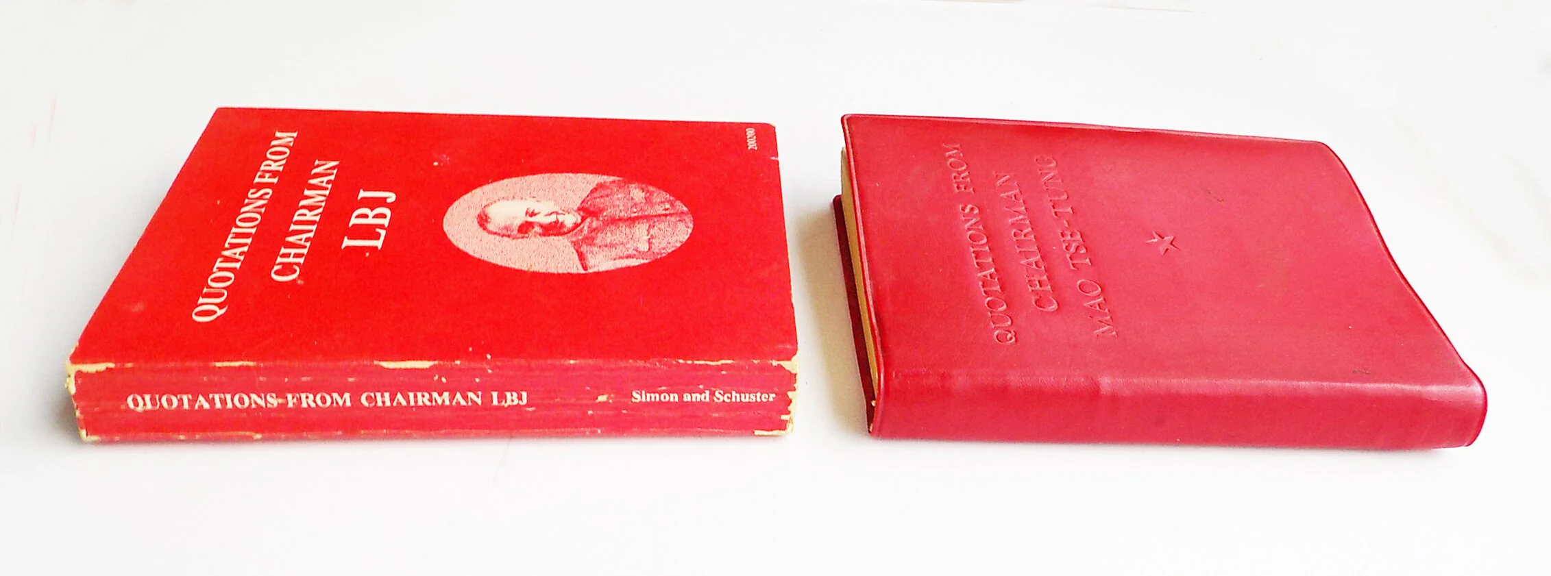 1966 Quotations From Chairman The Little Red Book Quotations From Chairman Lbj 1968 by Mao Tse-Tung - Image 3