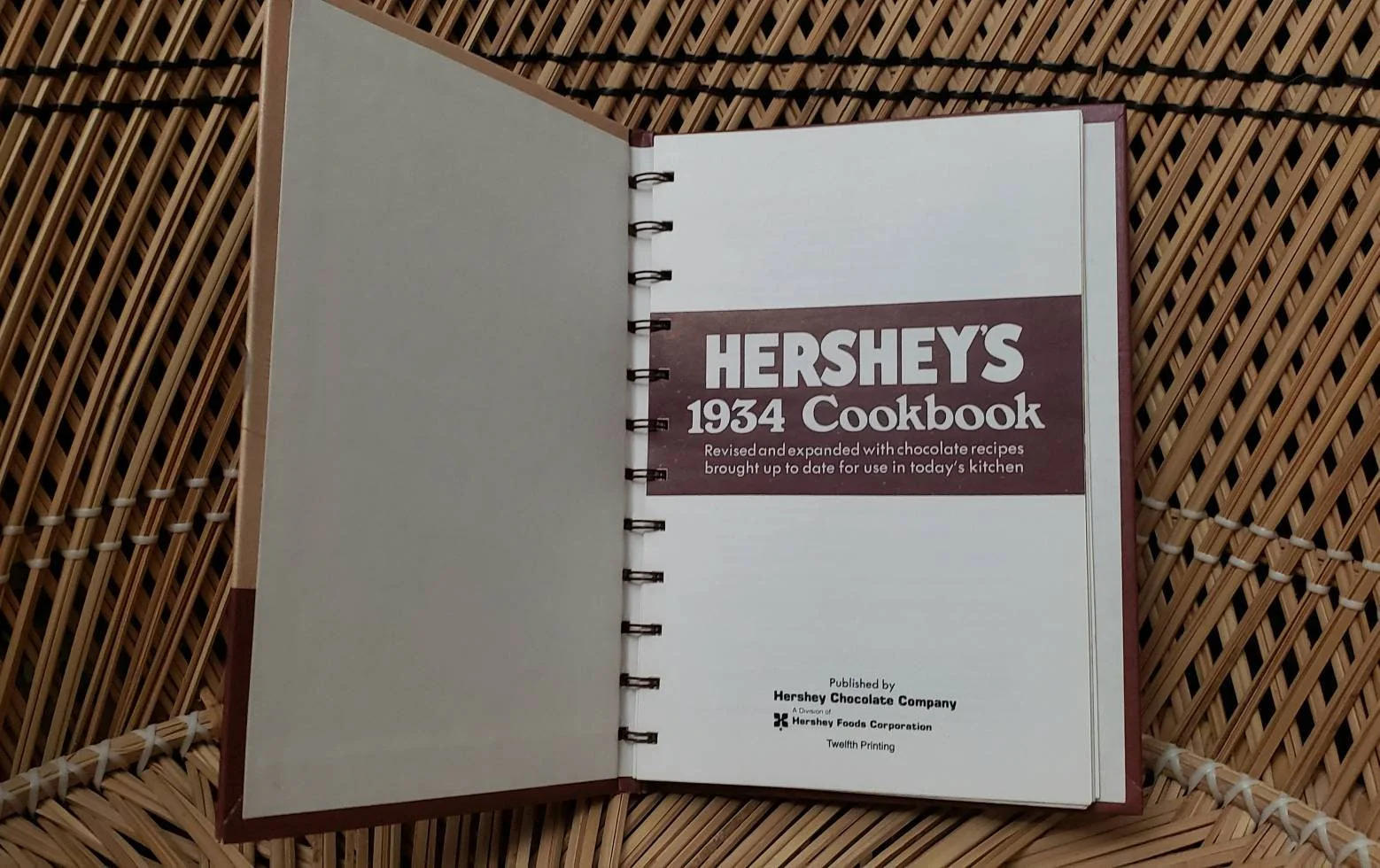 1971 Hershey's 1934 Cookbook Revised and Expanded Twelfth Printing - Image 3