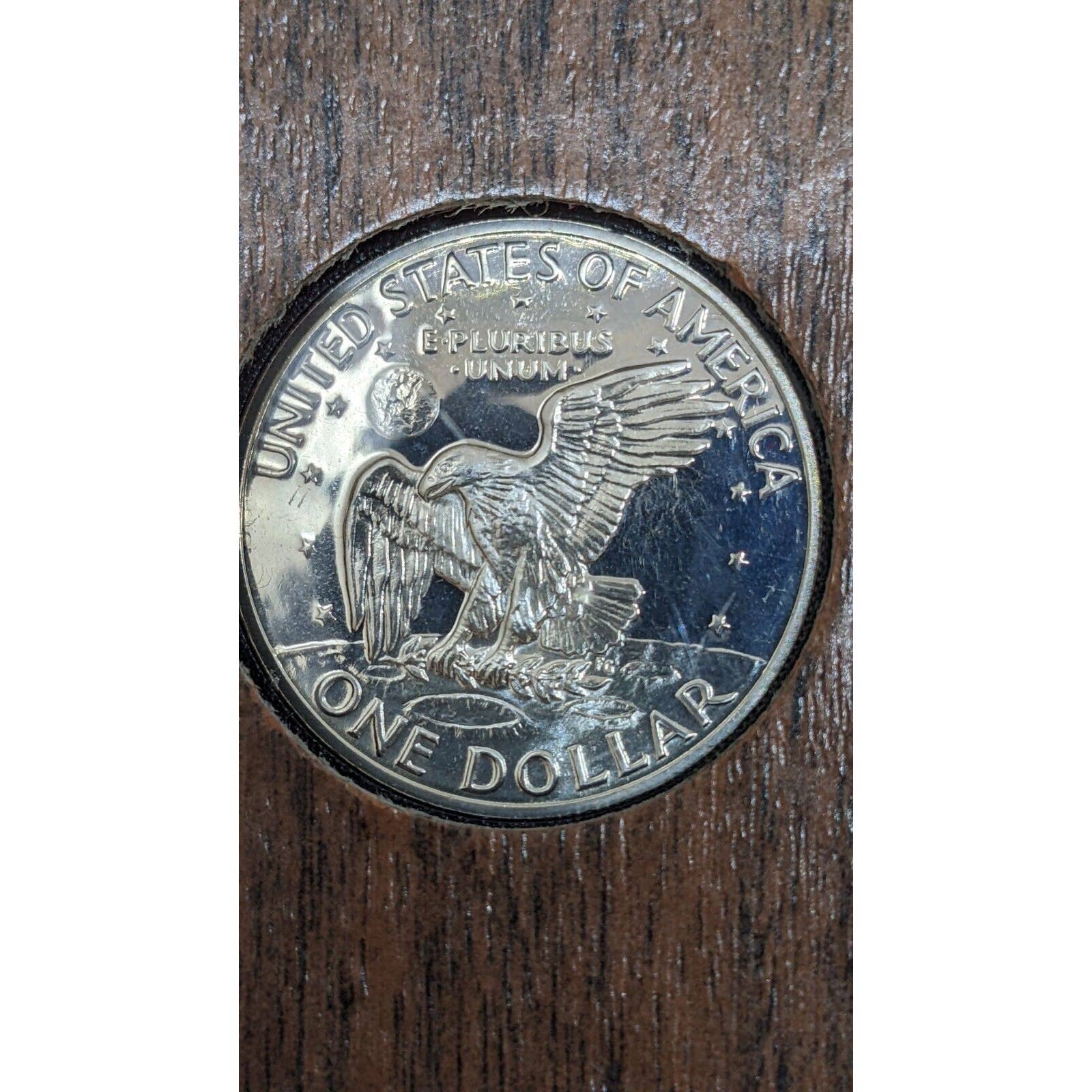 1971-S Eisenhower Gsa Proof Dollar In Case with Brown Box Coin Collectible - Image 4