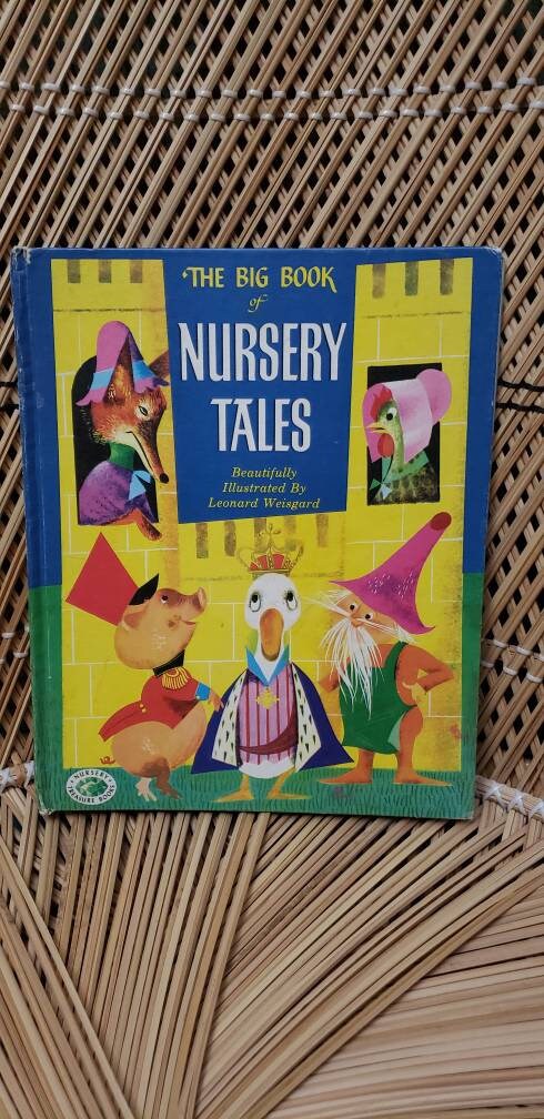1973 The Big Book of Nursery Tales Illustrated by Leonard Weisgard - Image 2