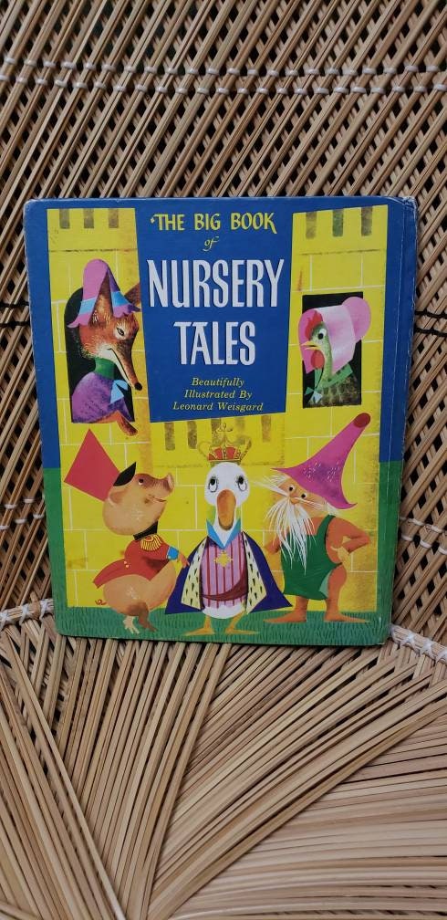 1973 The Big Book of Nursery Tales Illustrated by Leonard Weisgard - Image 4