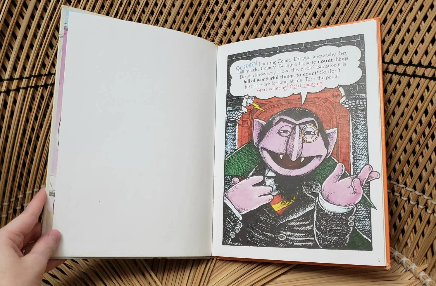 1973 The Sesame Street 1 2, 3 Storybook - Image 4