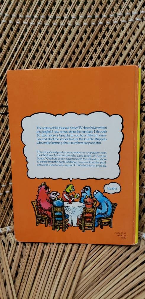 1973 The Sesame Street 1 2, 3 Storybook - Image 9
