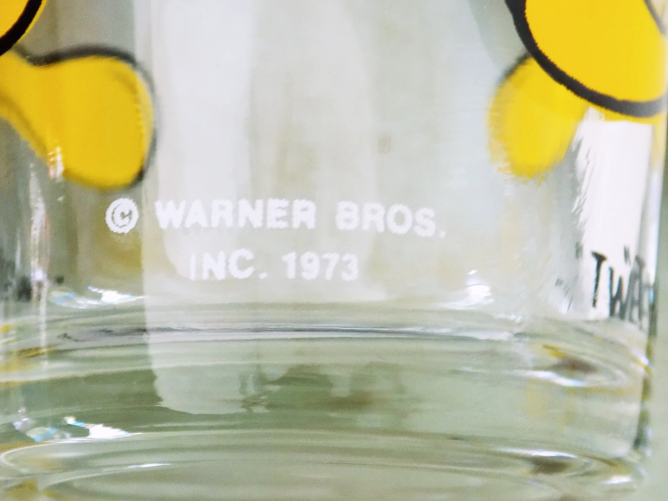 1973 Tweety Bird Looney Tune Pepsi Collectible Promotional Drinking Glasses Tumblers White Or Black Lettering - Image 3
