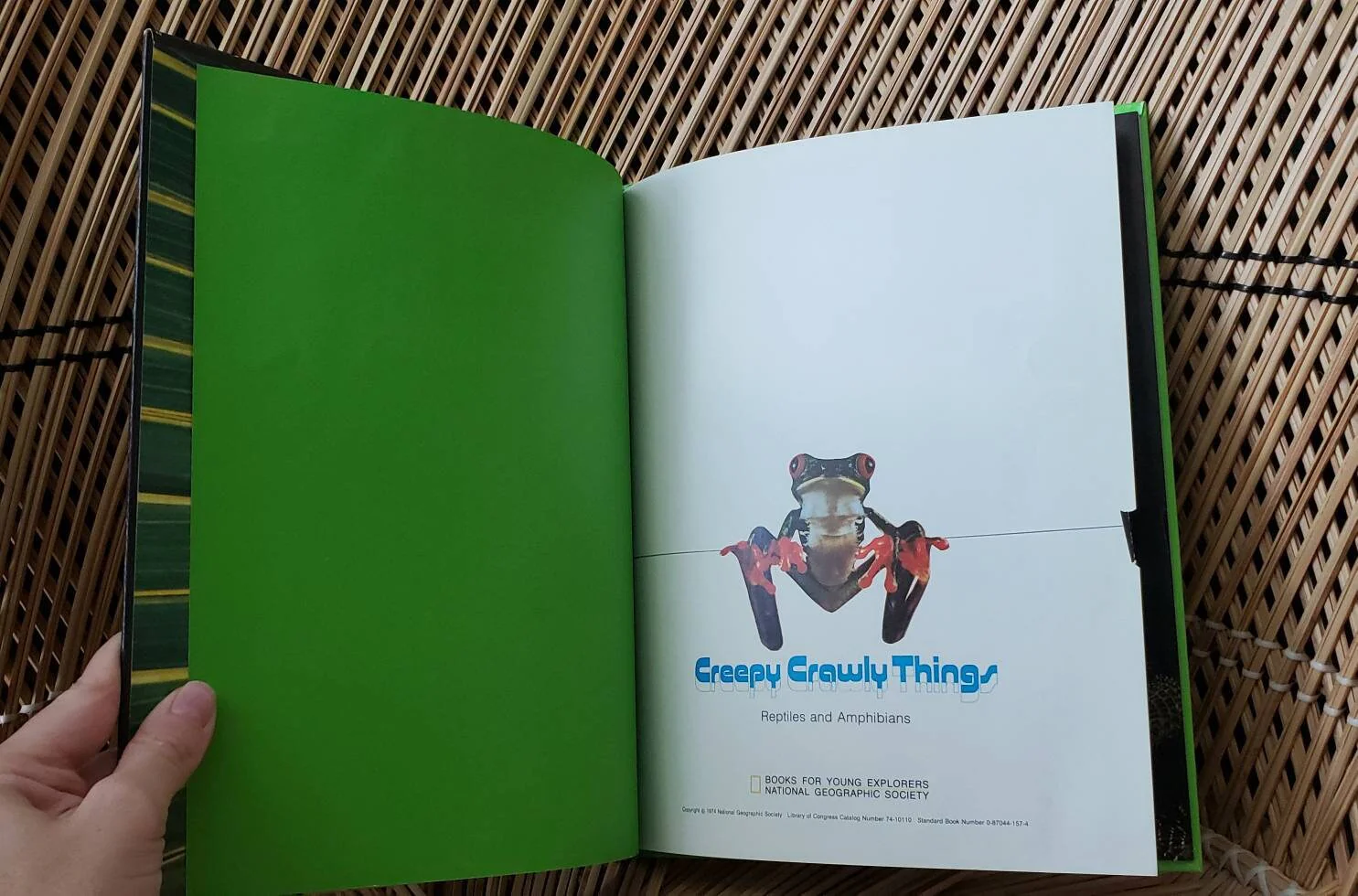 1974 Creepy Crawly Things: Reptiles and Amphibians  Books for Young Explorers by National Geographic Society - Image 3