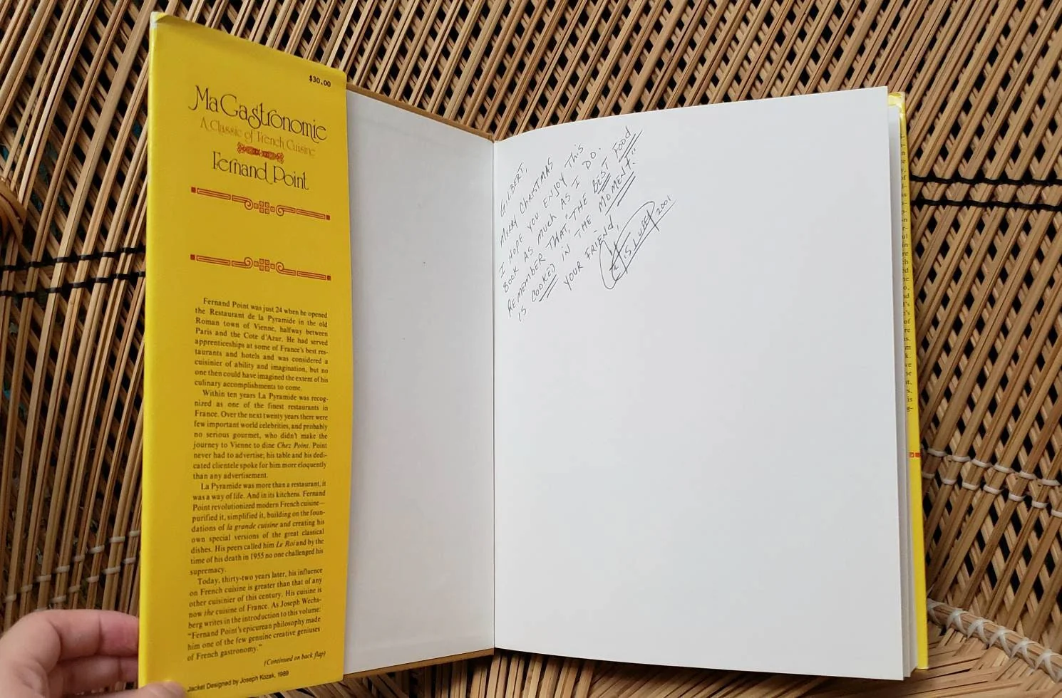 1974 Ma Gastronomie a Classic of French Cuisine Rare Find by Fernand Point - Image 3