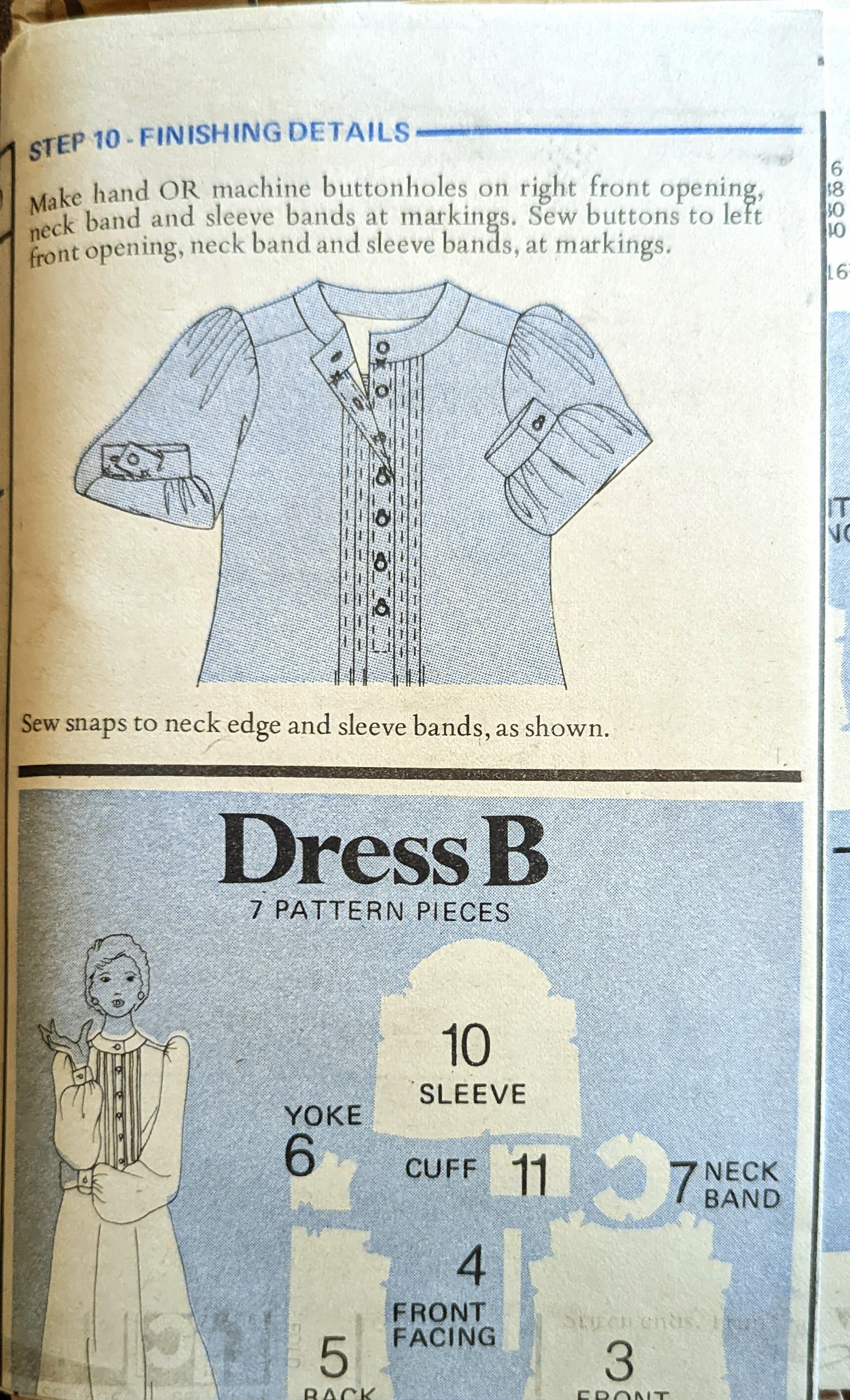 1976 Betsey Johnson of Alley Cat 4088 The Fashion One Sewing Pattern In Size 14 by Butterick - Image 3
