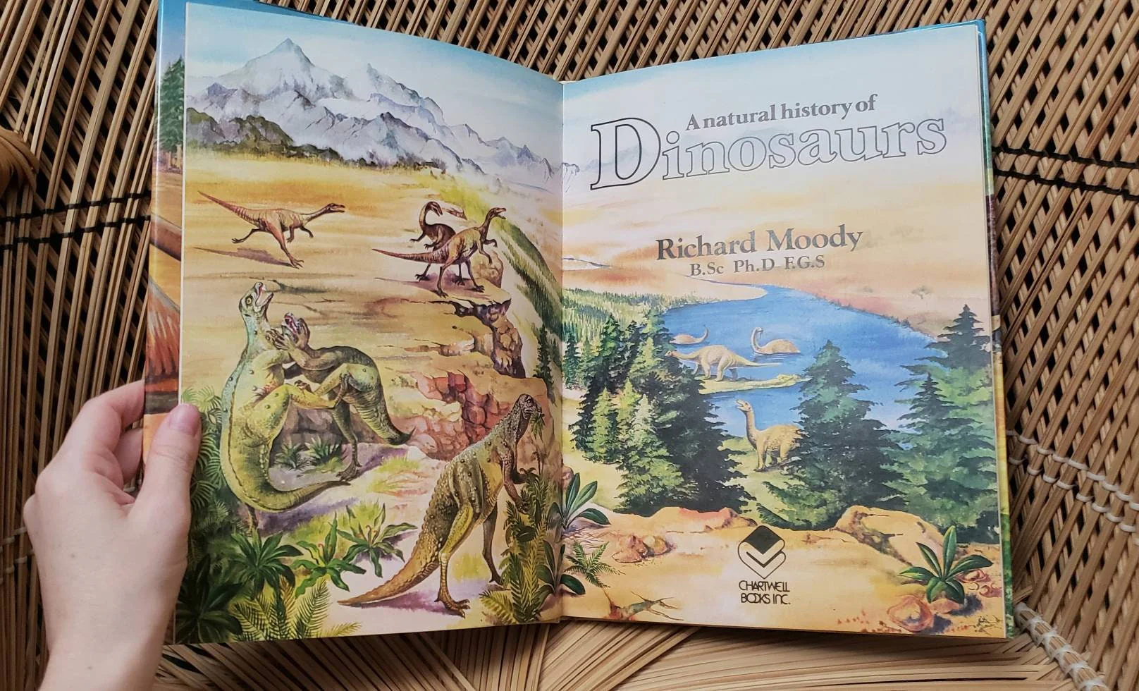 1977 a Natural History of Dinosaurs by Richard Moody - Image 4