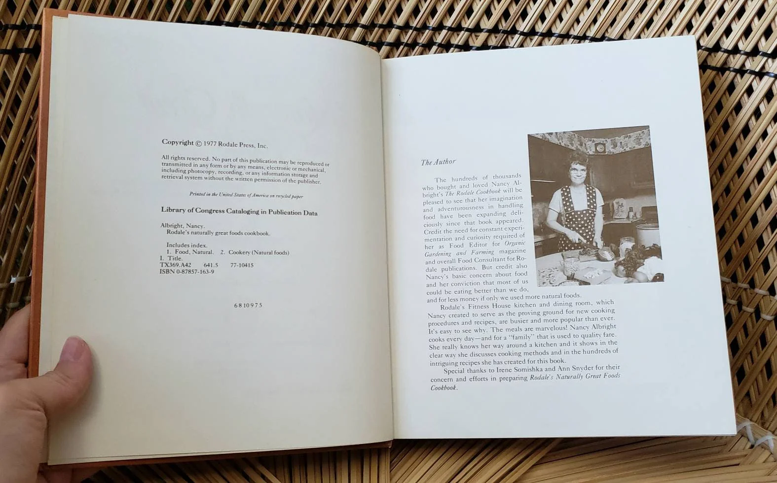 1977 Rodale's Naturally Great Foods Cookbook Vintage Rodale's Cookbook Housewarming Gift, Hardcover by Nancy Albright, - Image 3