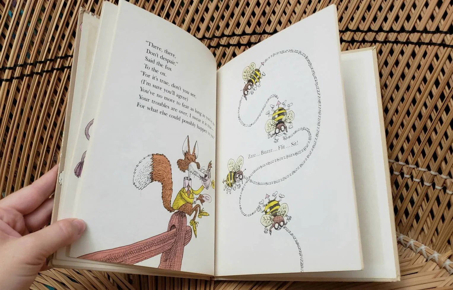 1979 There Are Rocks In My Socks Said The Ox To The Fox Illustrated Hardcover by By y Patricia Thomas and Mordicai Gerstei - Image 6