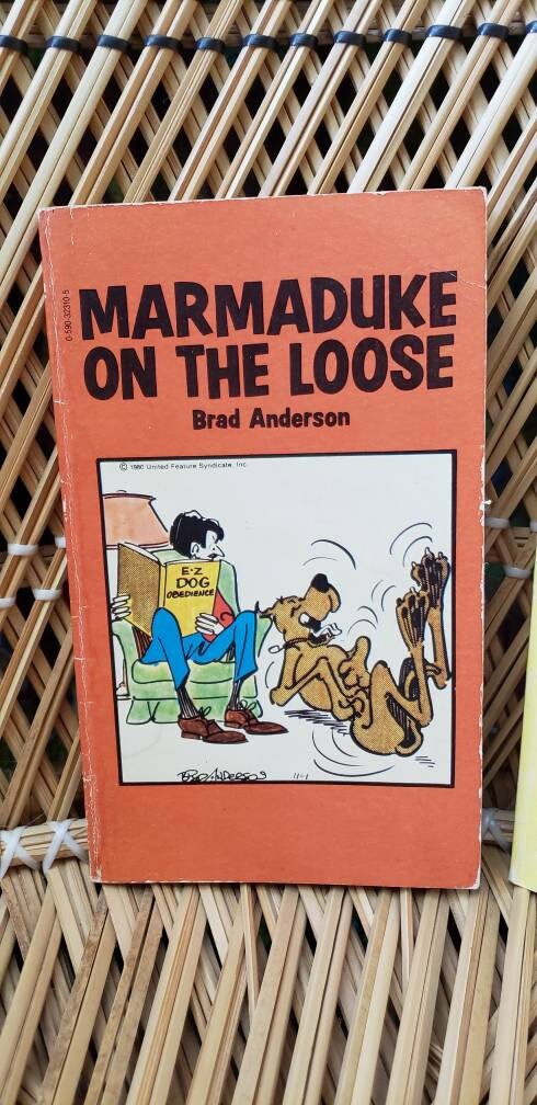 1980 Marmaduke Paperbacks Set of 2 Marmaduke On The Loose and Sitting Pretty Marmaduke by Brad Anderson - Image 2
