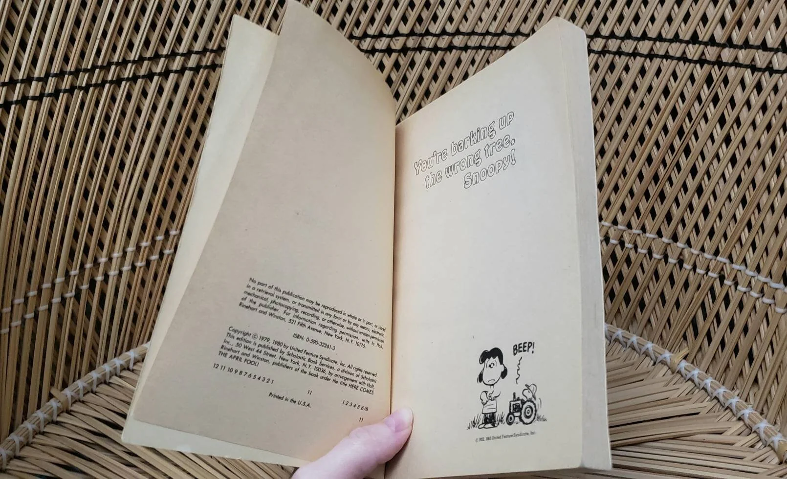 1980 You're Barking Up The Wrong Tree Snoopy by Charles M Schulz - Image 3
