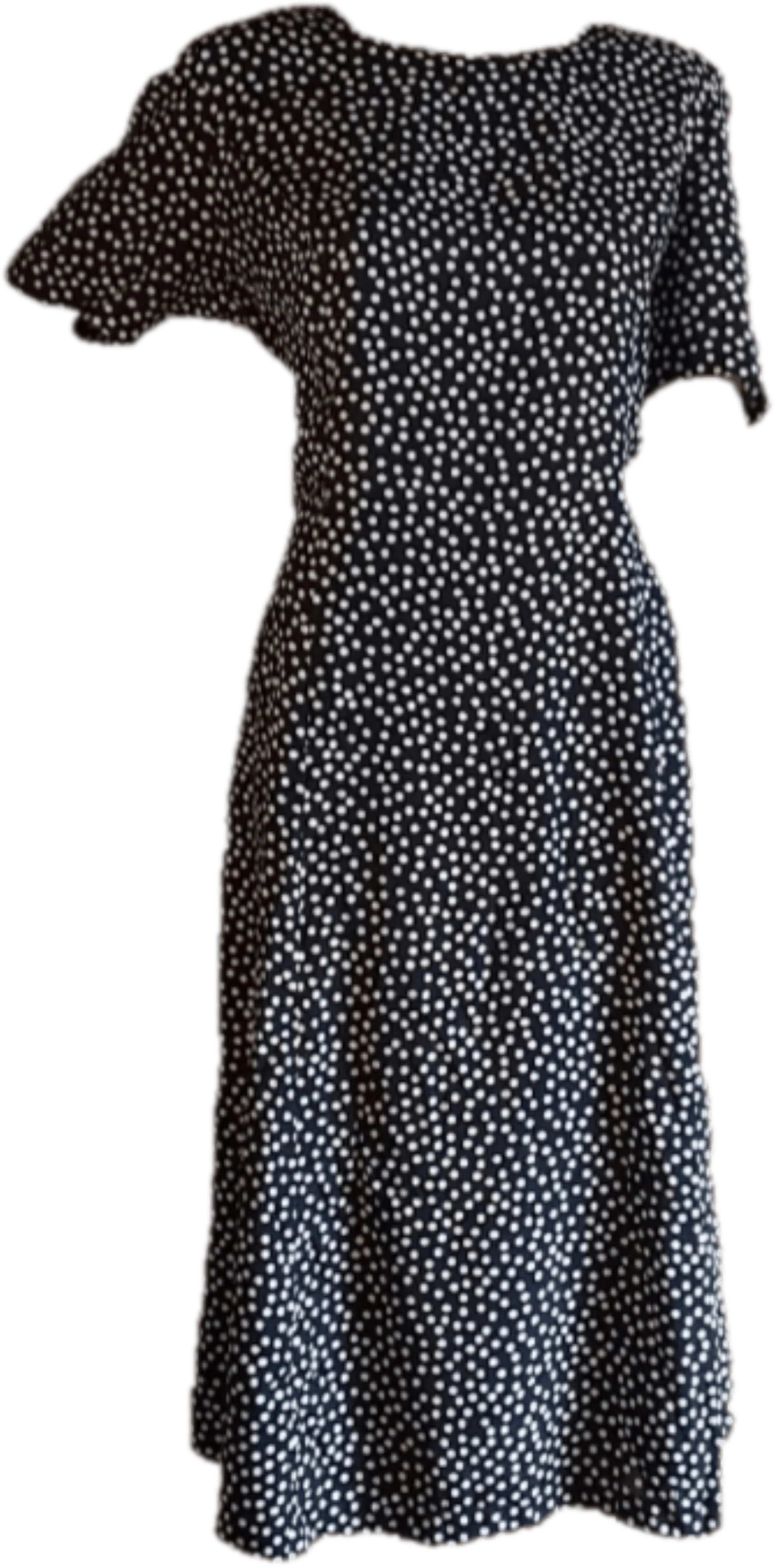 80's Polka Dot Midi Dress by Melissa Harper