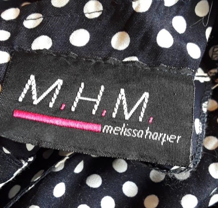 80's Polka Dot Midi Dress by Melissa Harper - Image 6