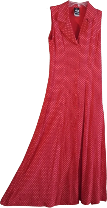 80's Polka Dot Buttoned Dress by My M.M.Michelle