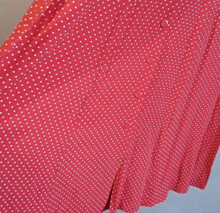 80's Polka Dot Buttoned Dress by My M.M.Michelle - Image 4