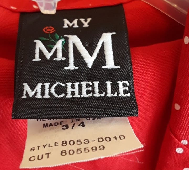 80's Polka Dot Buttoned Dress by My M.M.Michelle - Image 6