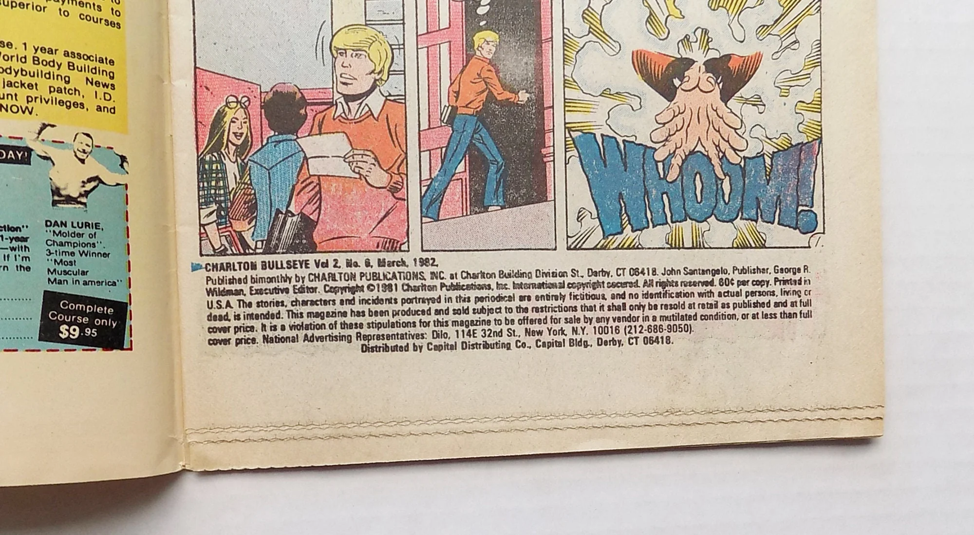 1982 Charlton Bullseye Thunder Bunny Comic Book Machlan and Ordway Martin Greim Good Condition - Image 3