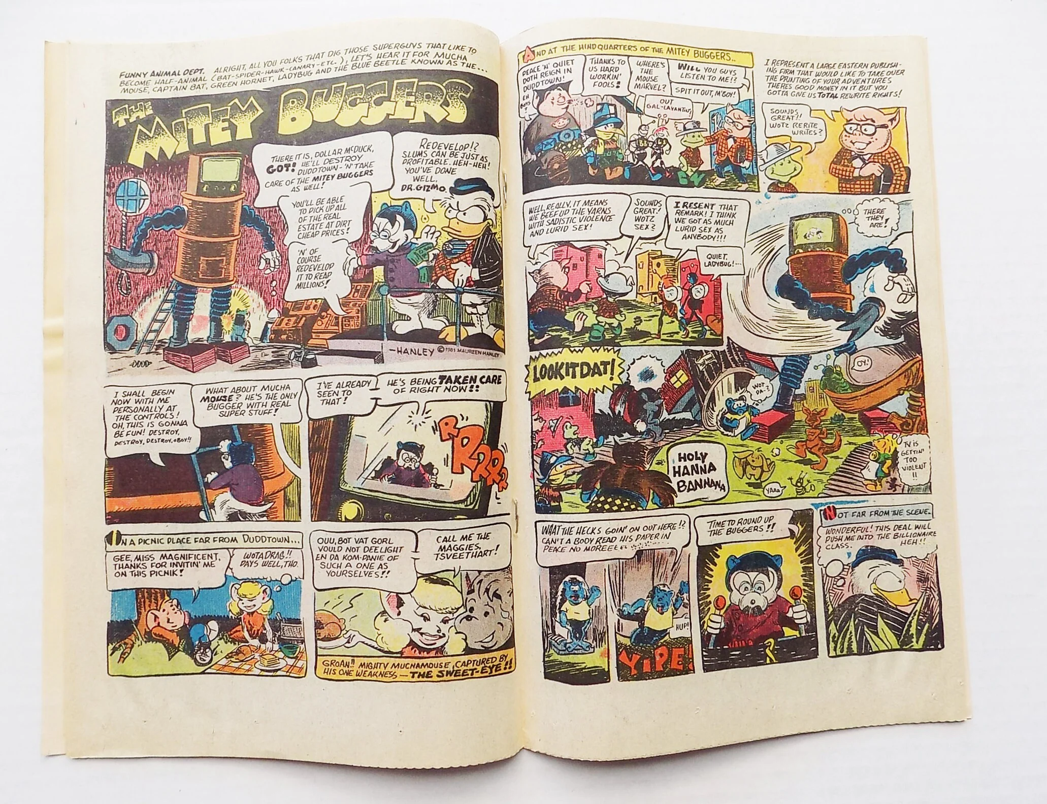 1982 Charlton Bullseye Thunder Bunny Comic Book Machlan and Ordway Martin Greim Good Condition - Image 5