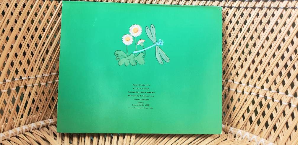 1982 Little Chick Pop-Up Book  Vintage Little Chick by Kornei Chukovsky - Image 9
