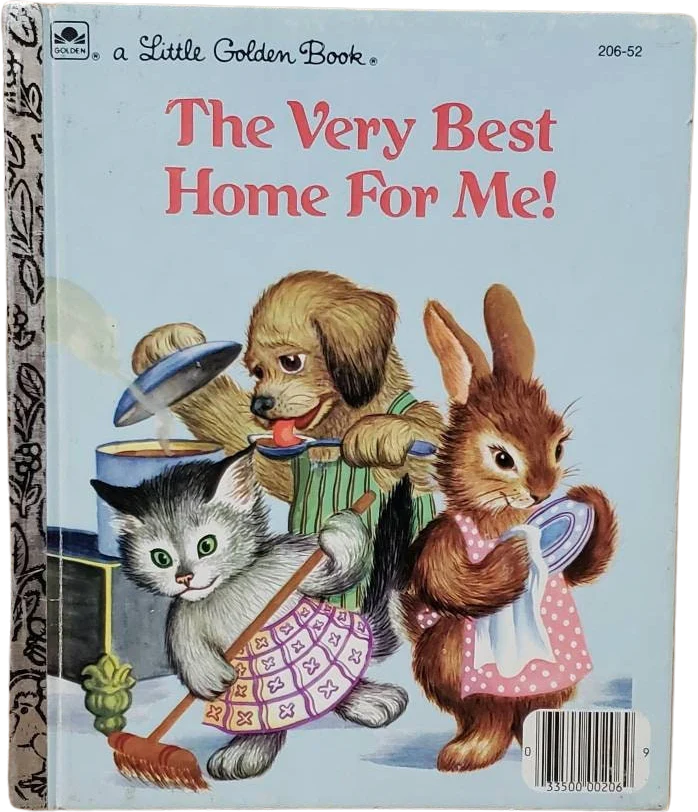 1982 The Very Best Home for Me!  a Little Golden Book by Jane Werner Watson