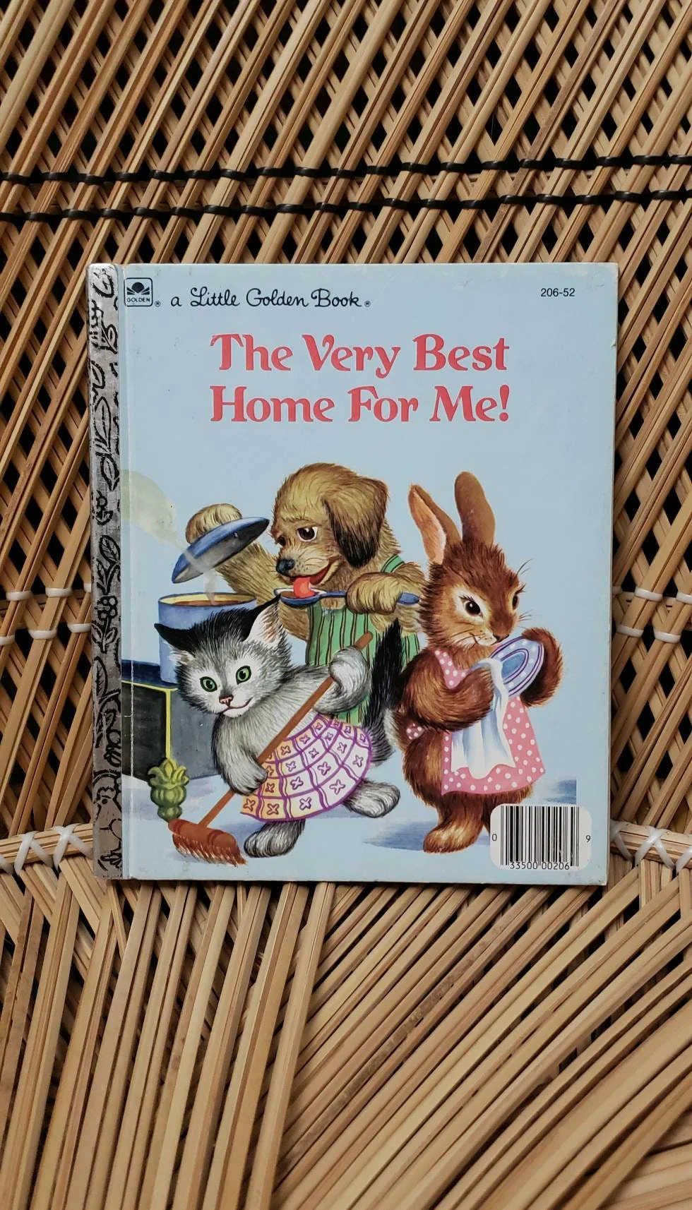 1982 The Very Best Home for Me!  a Little Golden Book by Jane Werner Watson - Image 2