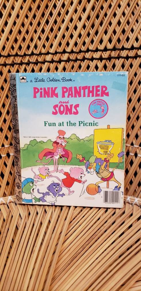 1985 Pink Panther and Sons Fun At The Picnic Little Golden Book - Image 2